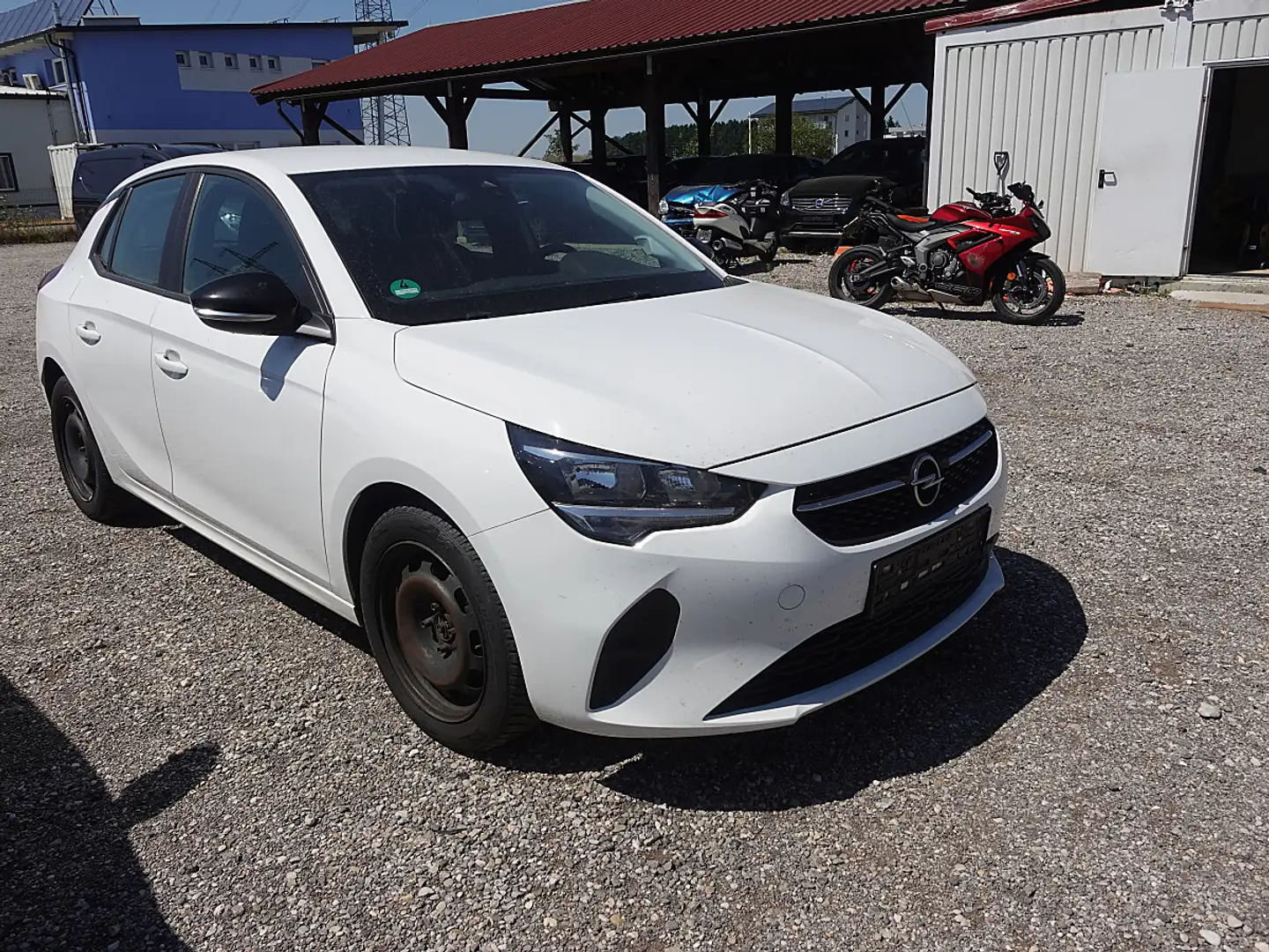 Opel Corsa 1,5 Diesel Weiß - 1