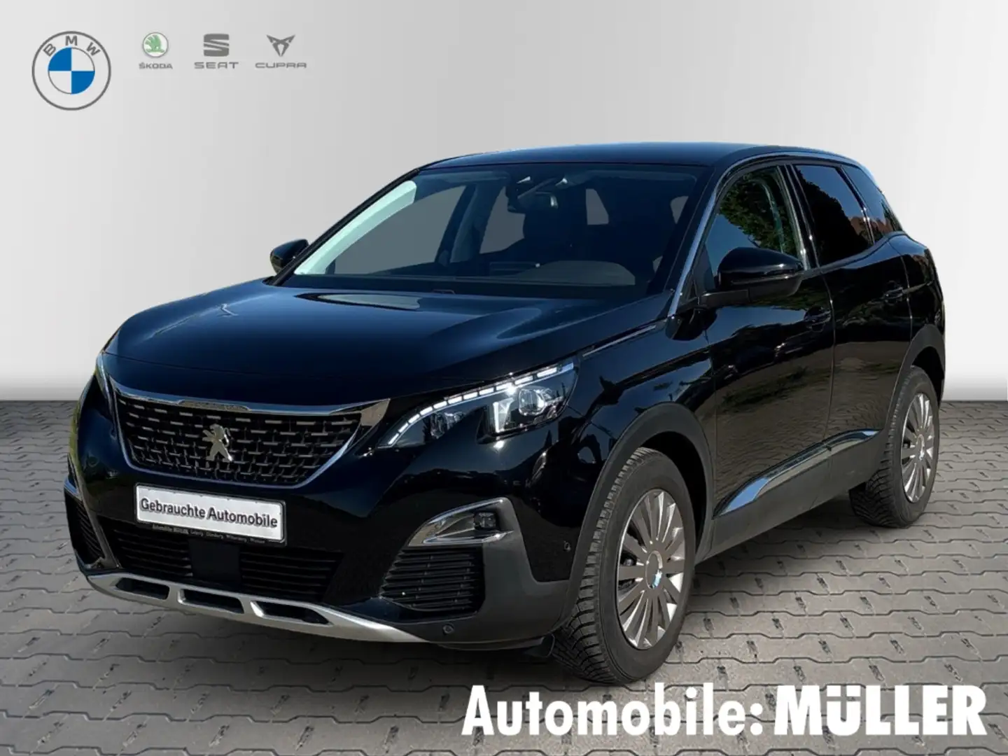 Peugeot 3008 2.0 BlueHDi 180 Allure Navi Digitales Cockpit LED Zwart - 1