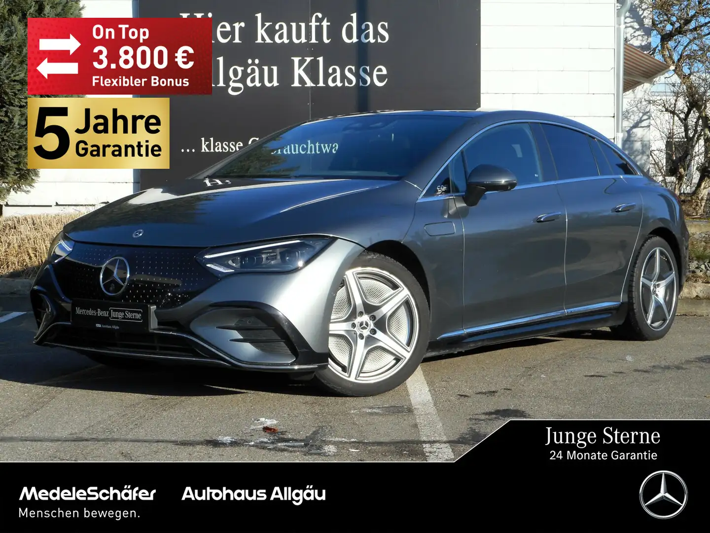 Mercedes-Benz EQE 350 EQE 350 AMG Distronic Pano HuD Burm DigitalLight Grau - 1