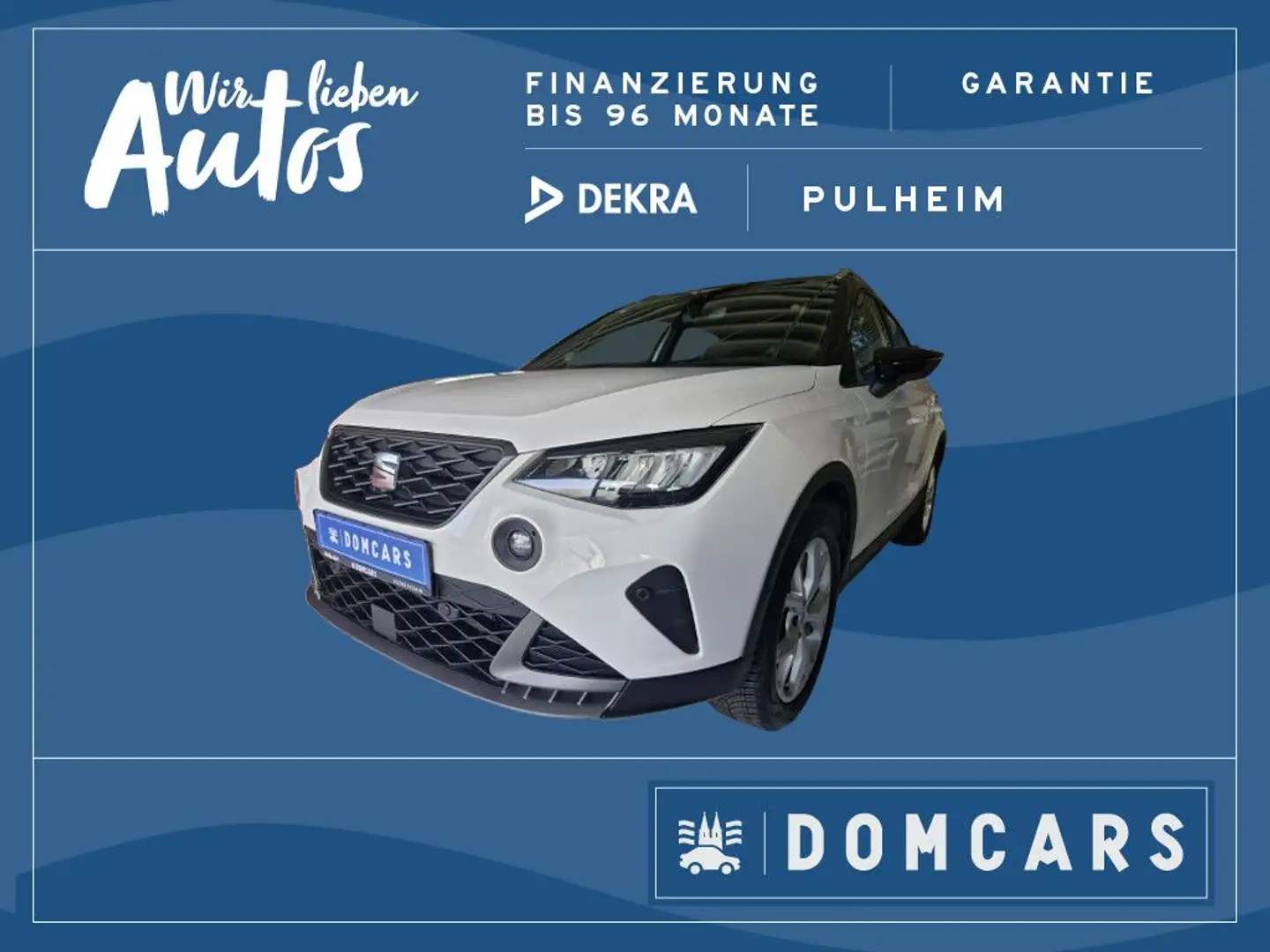SEAT Arona FR//VIRTUAL/GARANTIE/AUTOMATIK/ALU/LED// Білий - 1