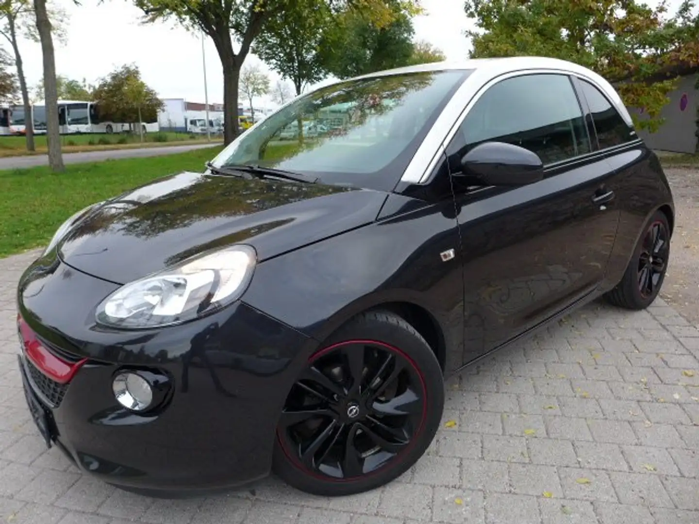 Opel Adam 1.4 Jam*Mod.2015*Leder*Klima*Sitzh.*Alu17*PDC*Top Schwarz - 1
