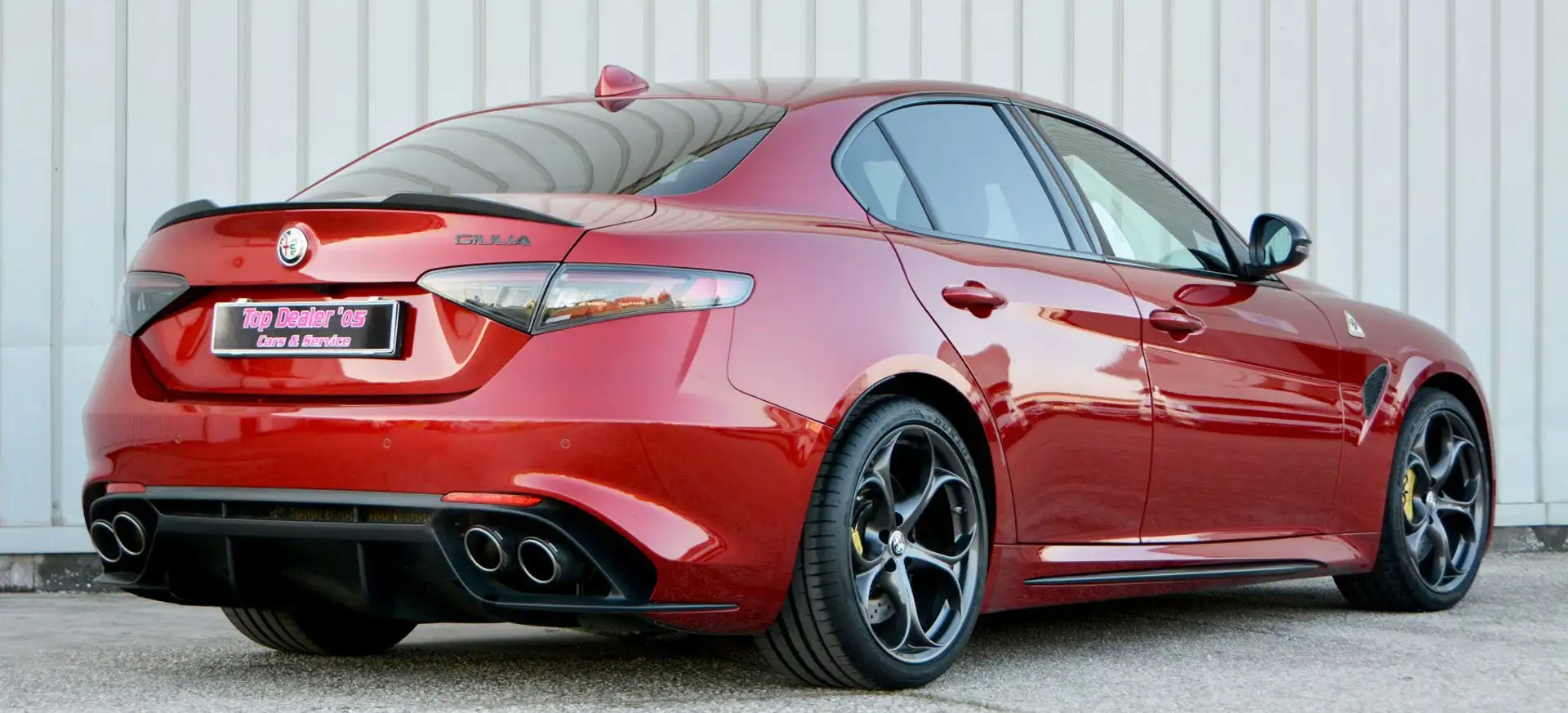Alfa Romeo Giulia 2.9 V6 Quadrifoglio 520cv EDIZIONE LIMITATA 100th Rosso - 2