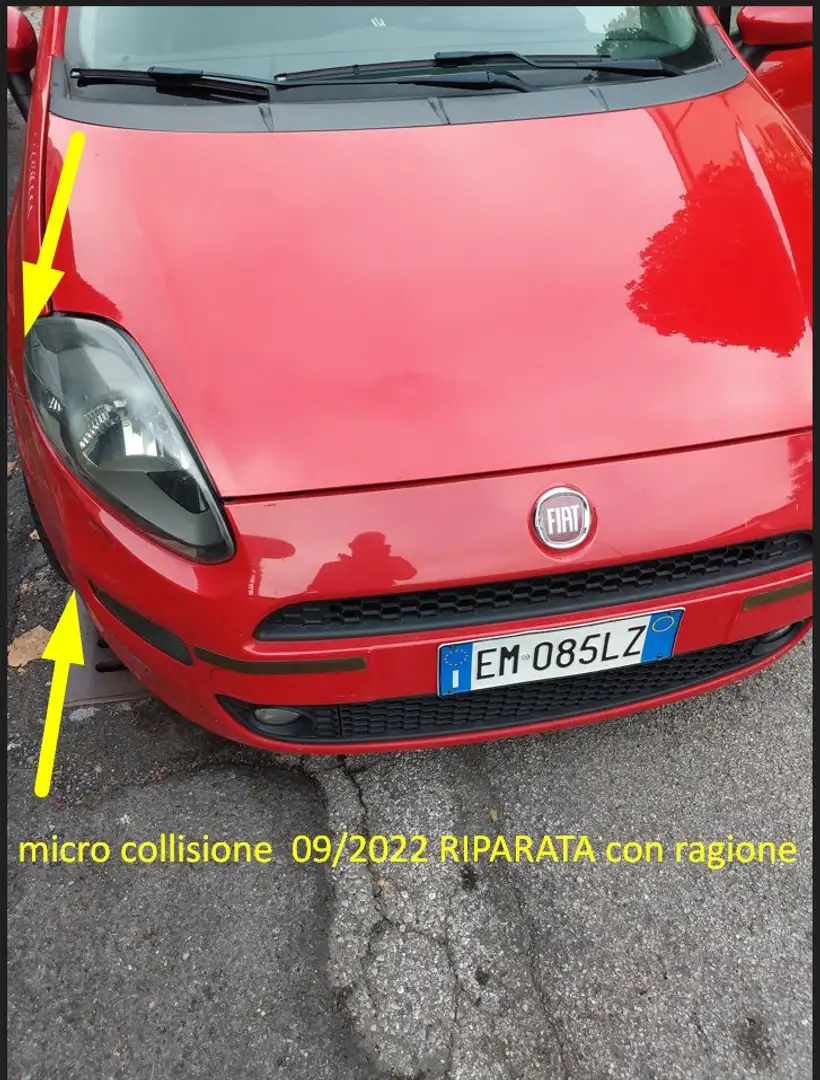 Fiat Punto Punto III 2012 3p 1.4 m-air 16v t. Lounge s Rosso - 2