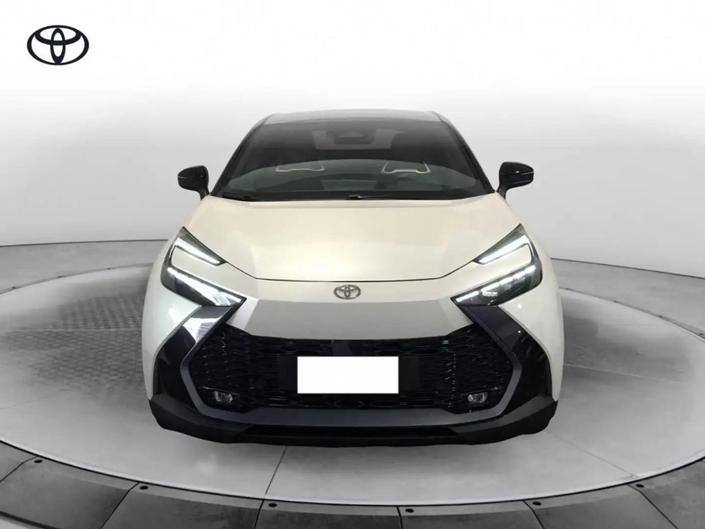 Toyota C-HR 1.8 hv Lounge fwd e-cvt Bianco - 2