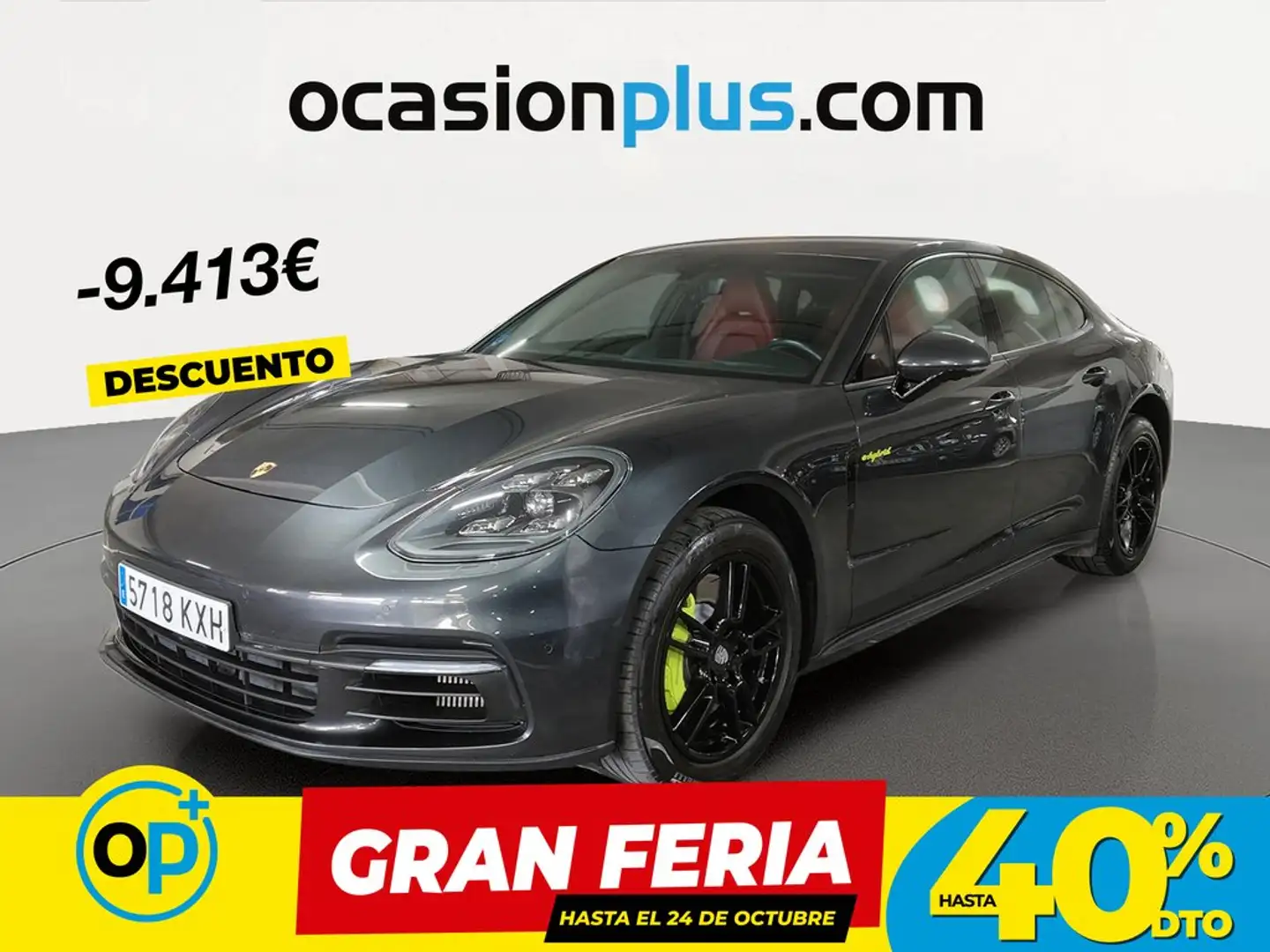 Porsche Panamera 4 e-Hybrid Gris - 1