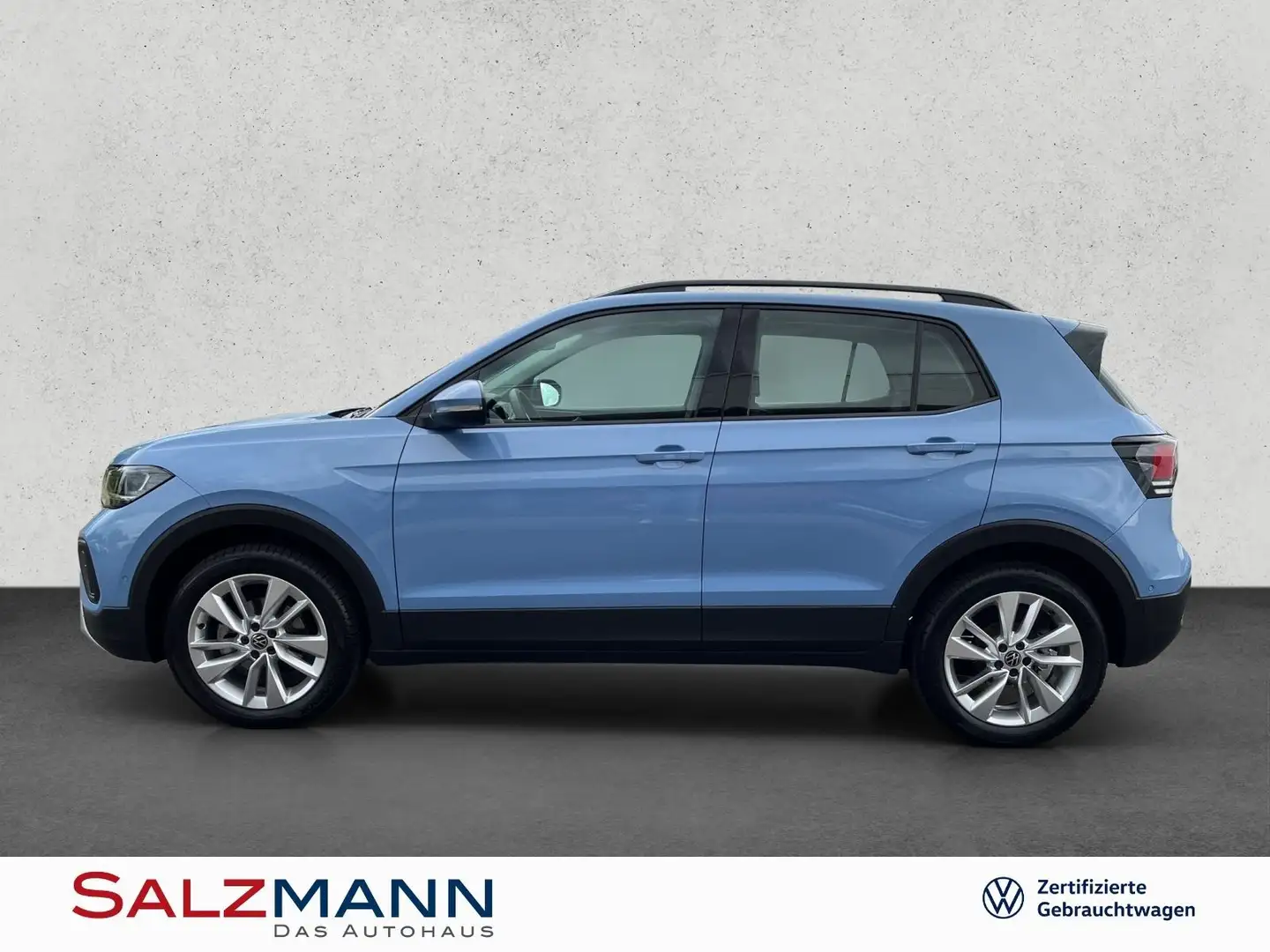 Volkswagen T-Cross 1.0 TSI Life, Navi, Kamera, LED, ACC KLI Blauw - 2