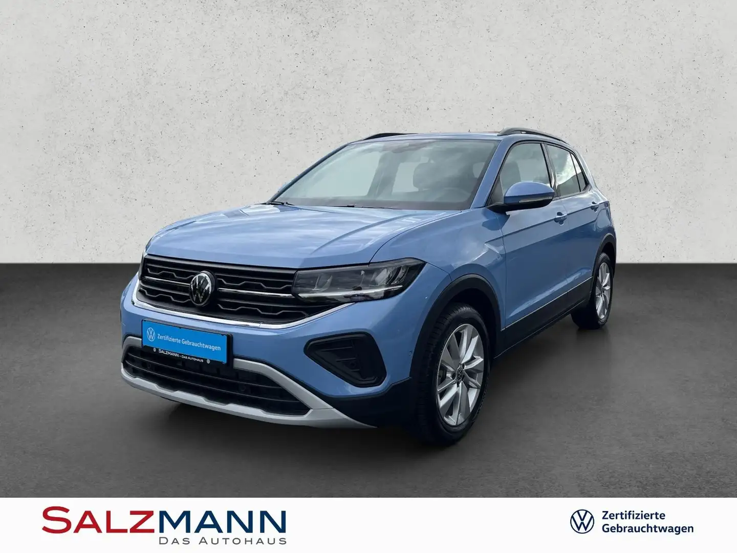 Volkswagen T-Cross 1.0 TSI Life, Navi, Kamera, LED, ACC KLI Blauw - 1