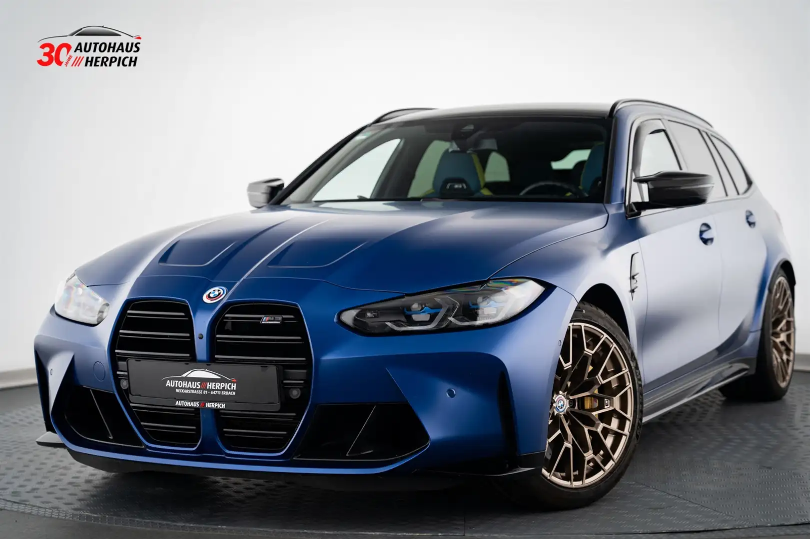 BMW M3 Competition MDrivers Keramik 4YWartung 146UPE Bleu - 1