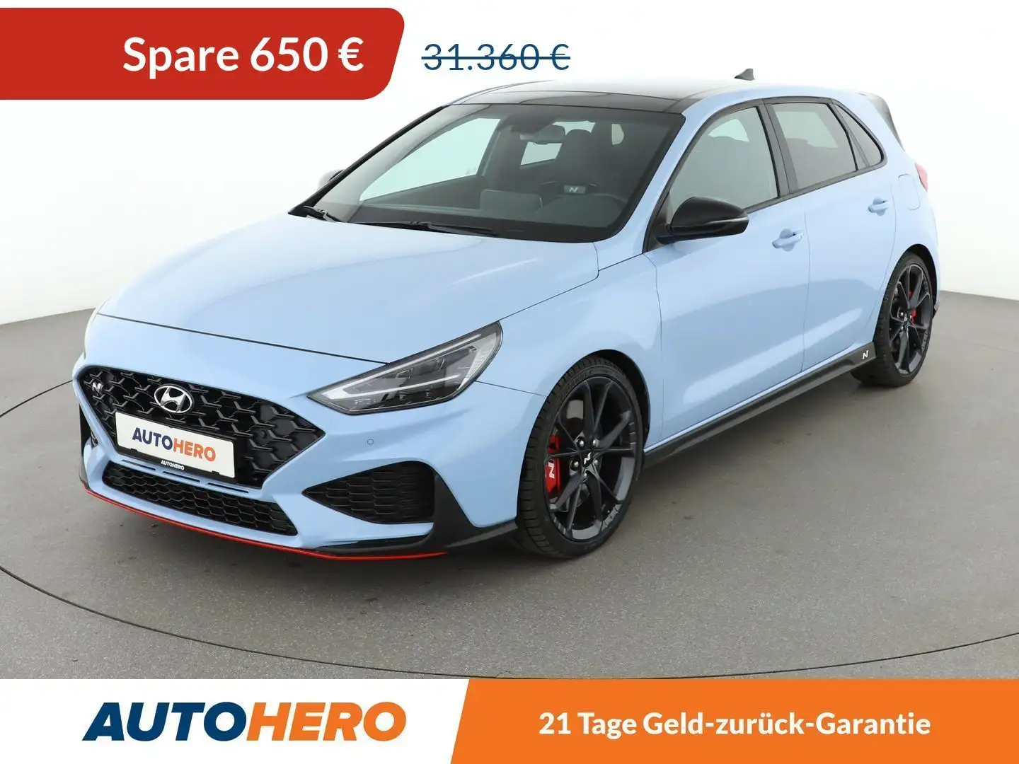 Hyundai i30 2.0 T-GDI N Performance Aut.*NAVI*LED*CAM*SHZ*LHZ* Blauw - 1
