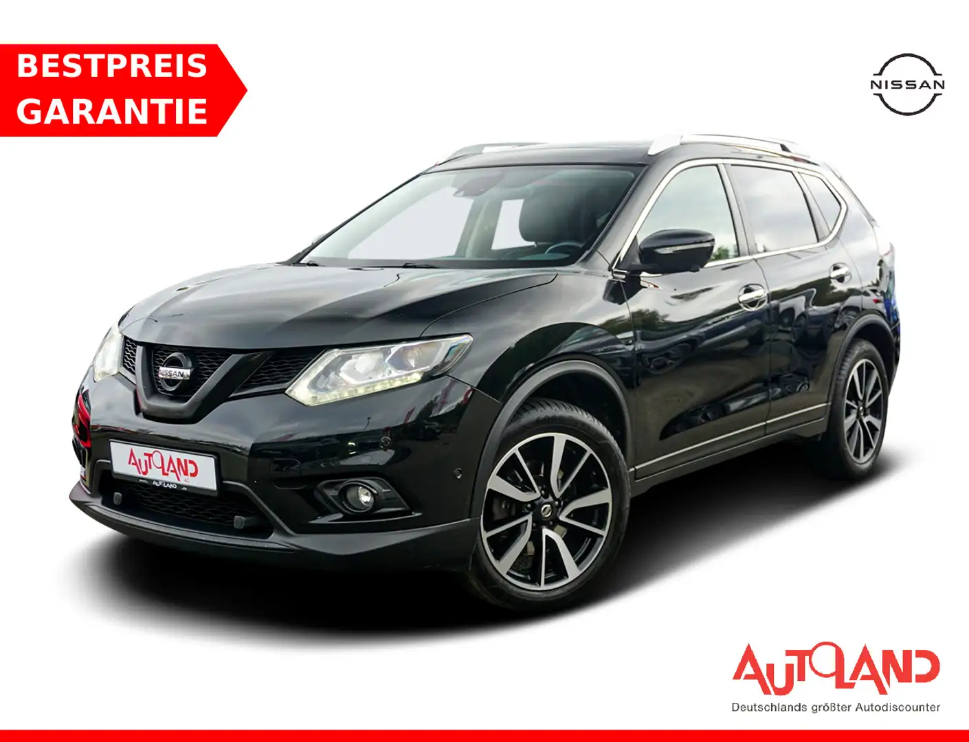 Nissan X-Trail 1.6 Tekna LED Navi 360° 7-Sitzer Leder Zwart - 1