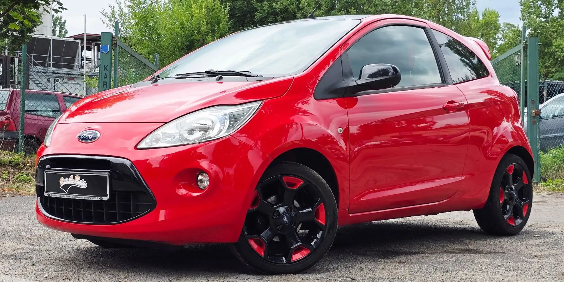 Ford Ka/Ka+ *1.HAND*LEDER*KLIMA*SITZHEIZ.*START-STOP*TÜV* Rouge - 2