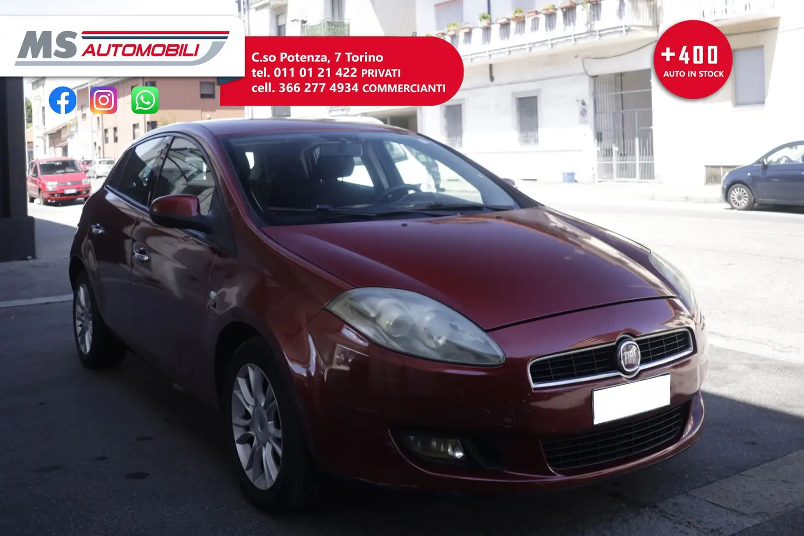 Fiat Bravo FIAT Bravo 1.6 MJT 105 CV DPF Active 77KW ANNO 20 Червоний - 1