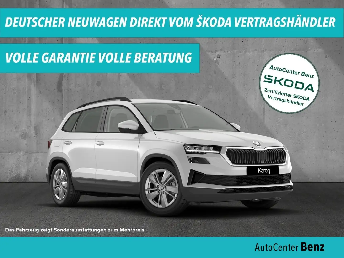 Skoda Karoq 1.0 TSI SELECTION *LED*WINTER*LENKRADHZG.* Klima Blanc - 1