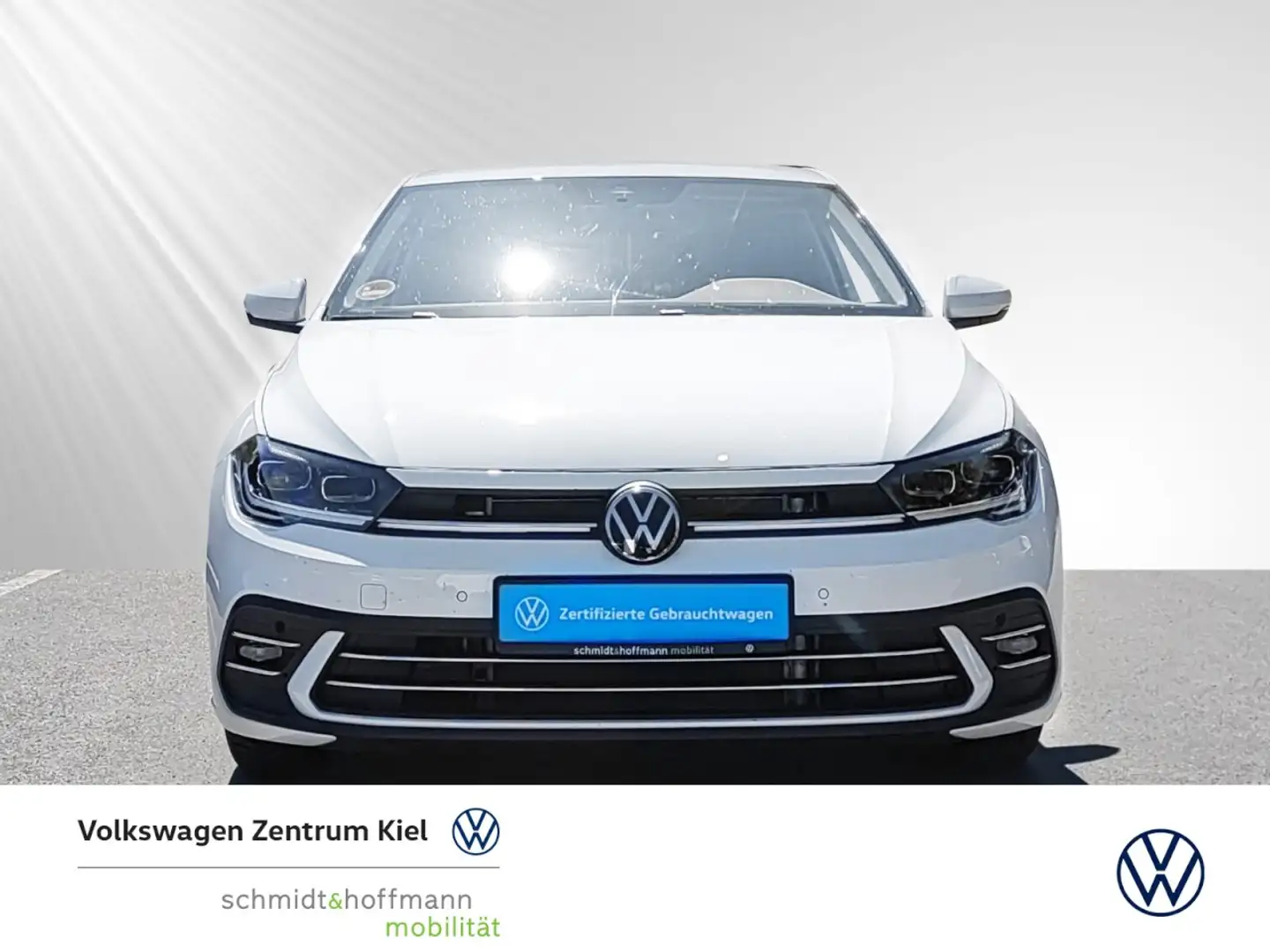 Volkswagen Polo Style 1.0 TSI NAVI+AHK+SITZHZ+PDC+KLIMA+HHC Klima Weiß - 2