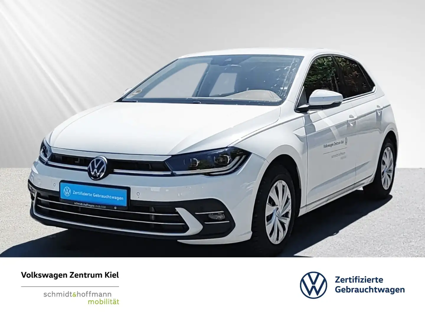 Volkswagen Polo Style 1.0 TSI NAVI+AHK+SITZHZ+PDC+KLIMA+HHC Klima Weiß - 1