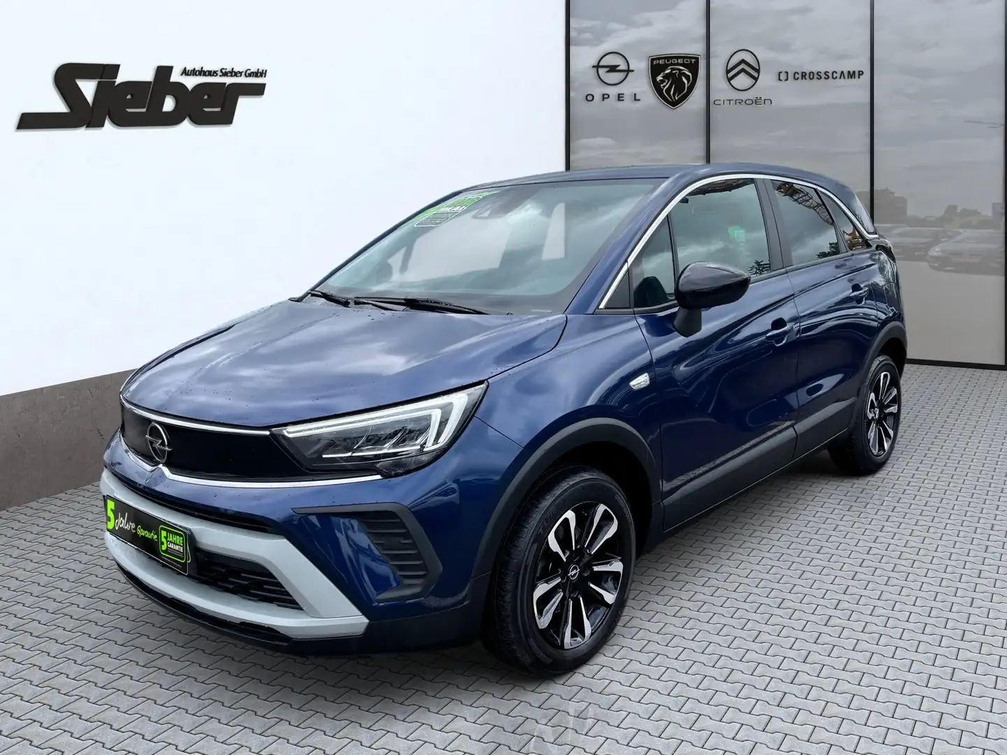 Opel Crossland 1.2 Turbo Elegance KAMERA*SITZHZG*TEMPO Blau - 1