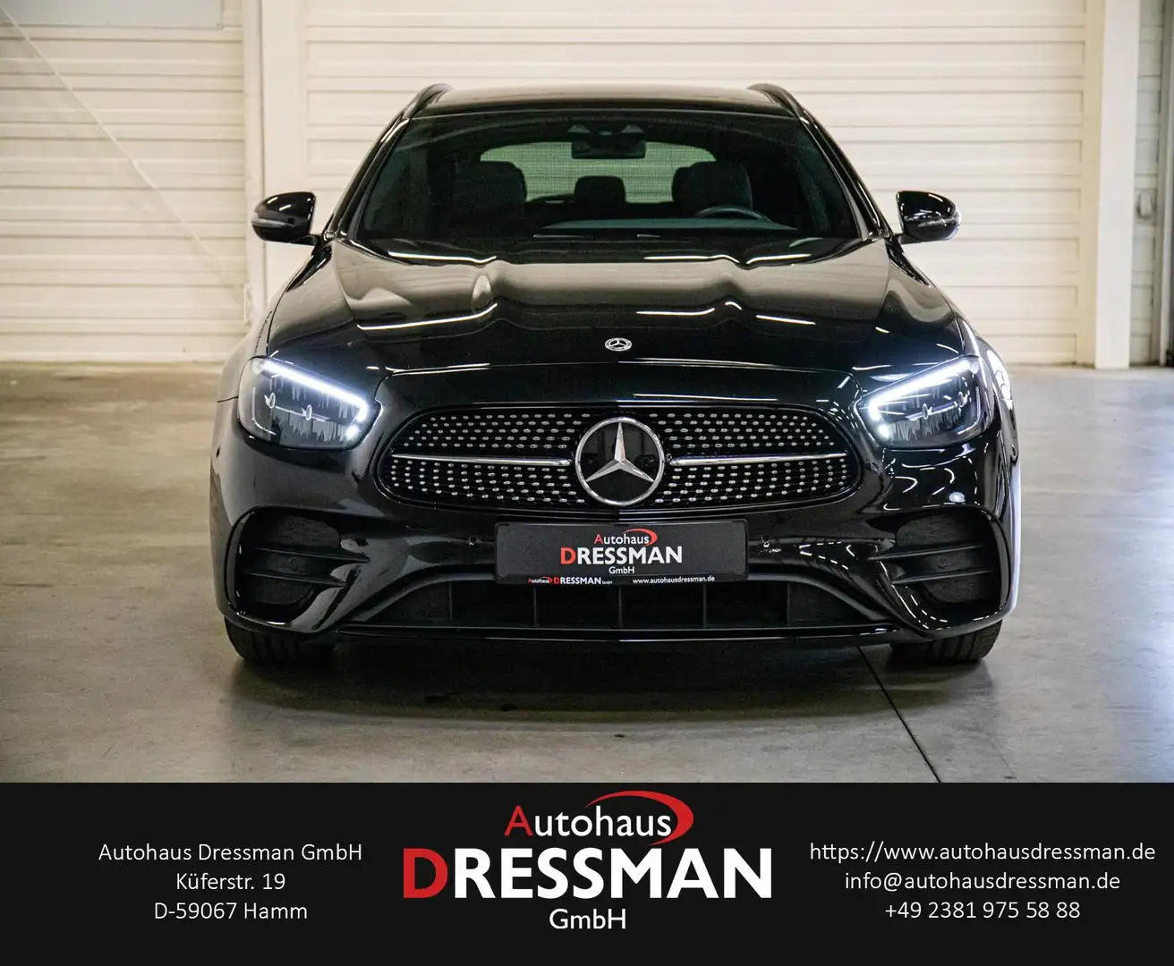 Mercedes-Benz E 400 d 4M AMG NIGHT PANO BURMESTER DISTRONIC AHK Schwarz - 2