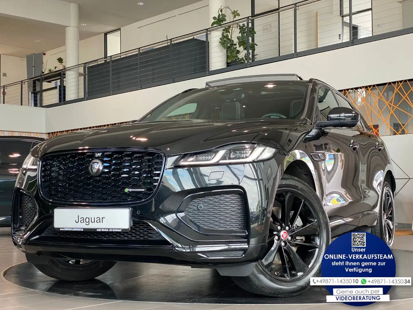 Jaguar F-Pace AWD R-Dynamic S BlackP Pano Sthz ACC 20" Negru - 1