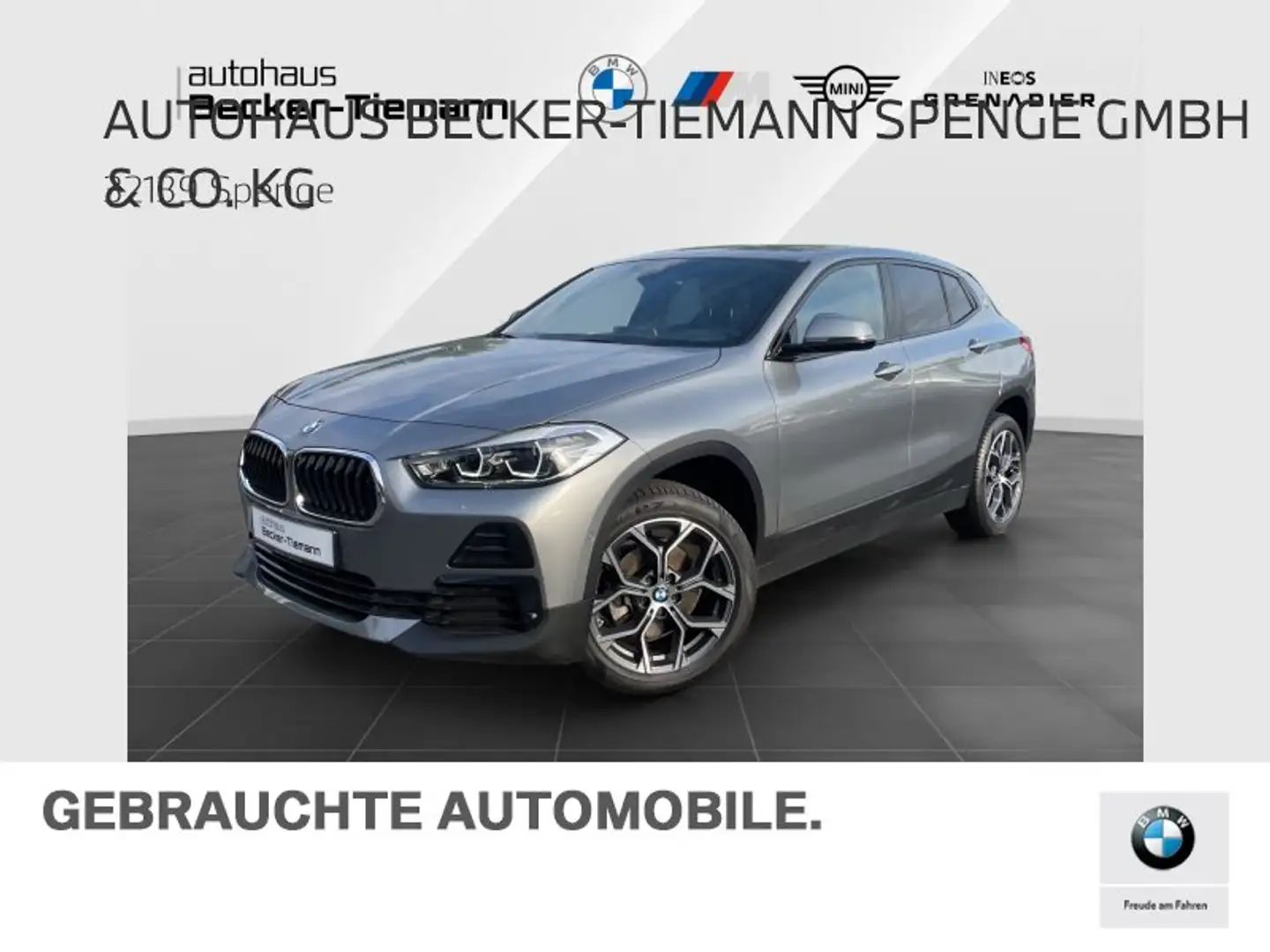 BMW X2 sDrive18d *AUT.*M SPORTLENKRAD*NAVI.PLUS*KAMERA* Grijs - 1