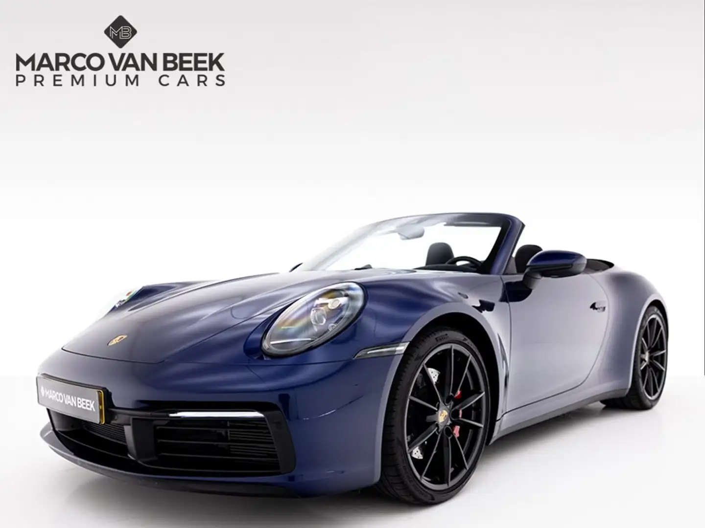 Porsche 992 Cabrio 3.0 Carrera 4 S 450 PK | Sport Chrono | Spo Blauw - 1