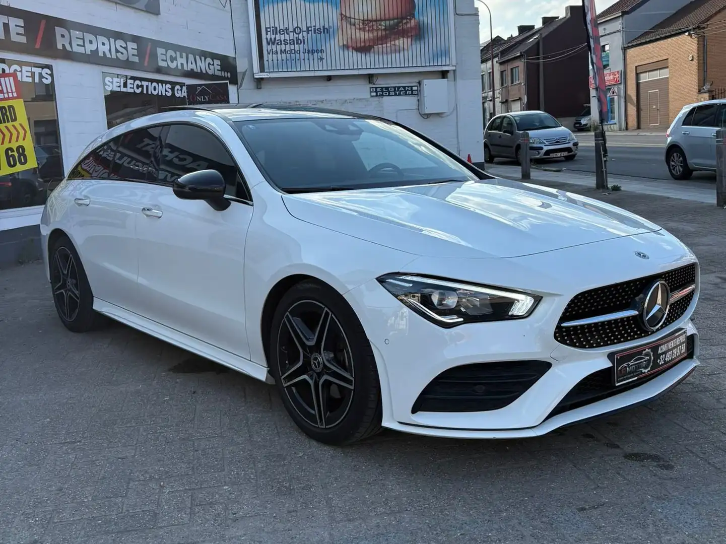 Mercedes-Benz CLA 180 CLA 180 (EU6AP) pack amg Blanc - 1