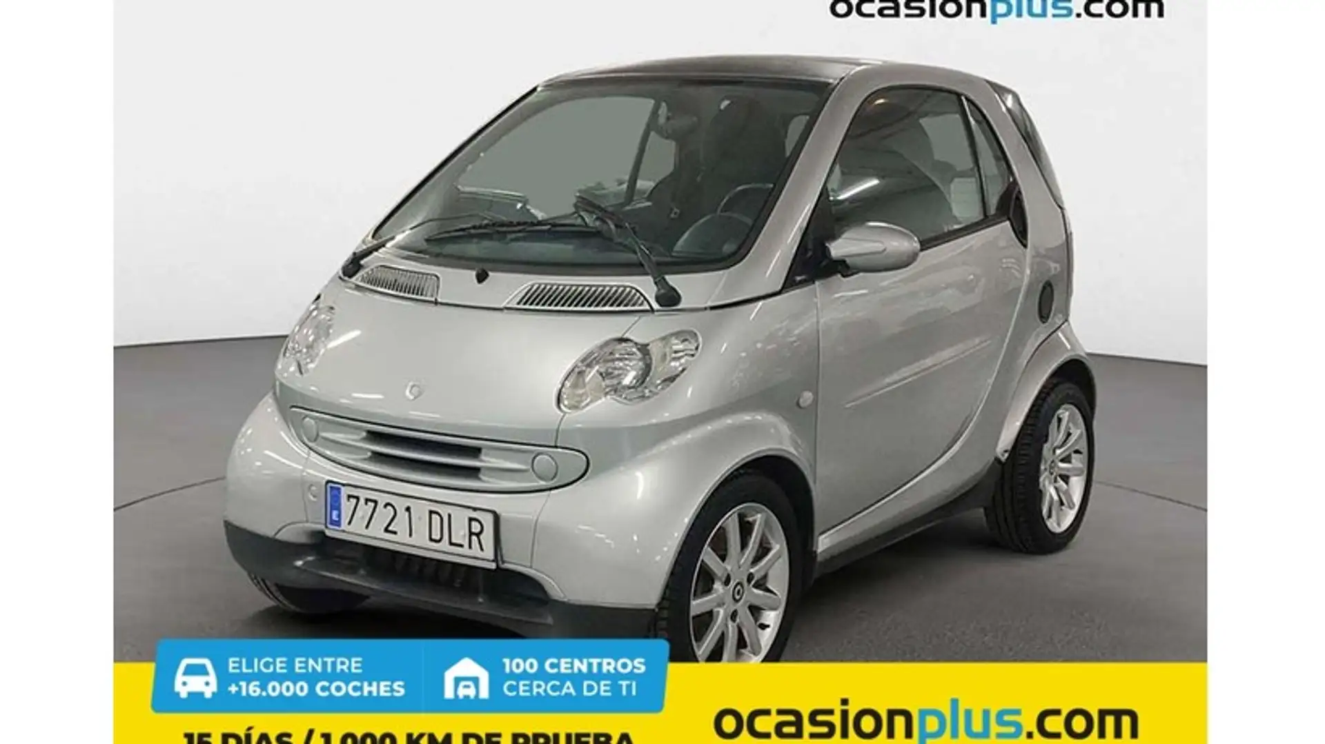 smart forTwo Coupé 45 Passion Aut. Plateado - 1
