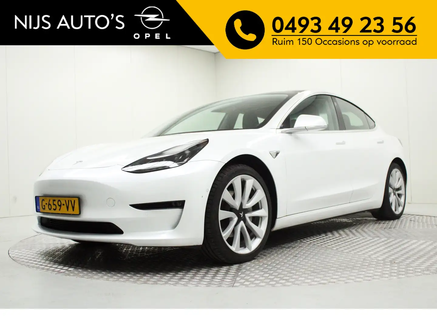 Tesla Model 3 Long Range AWD 75 kWh | Trekhaak af fabriek | Auto Wit - 1