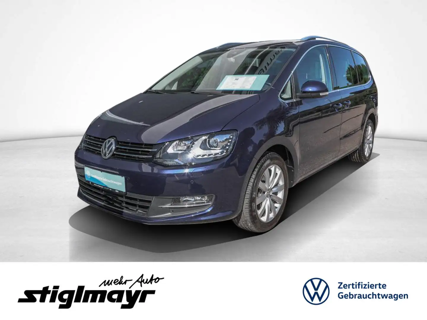 Volkswagen Sharan Highline 1.4TSI DSG BI-XENON+NAV+STANDHZG Blau - 1