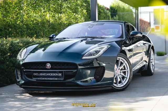 Jaguar F-Type Coupé P300 2.0 i4 (EU6.2) British Racing Green /Camera/Meridian Soundsystem/Carplay/