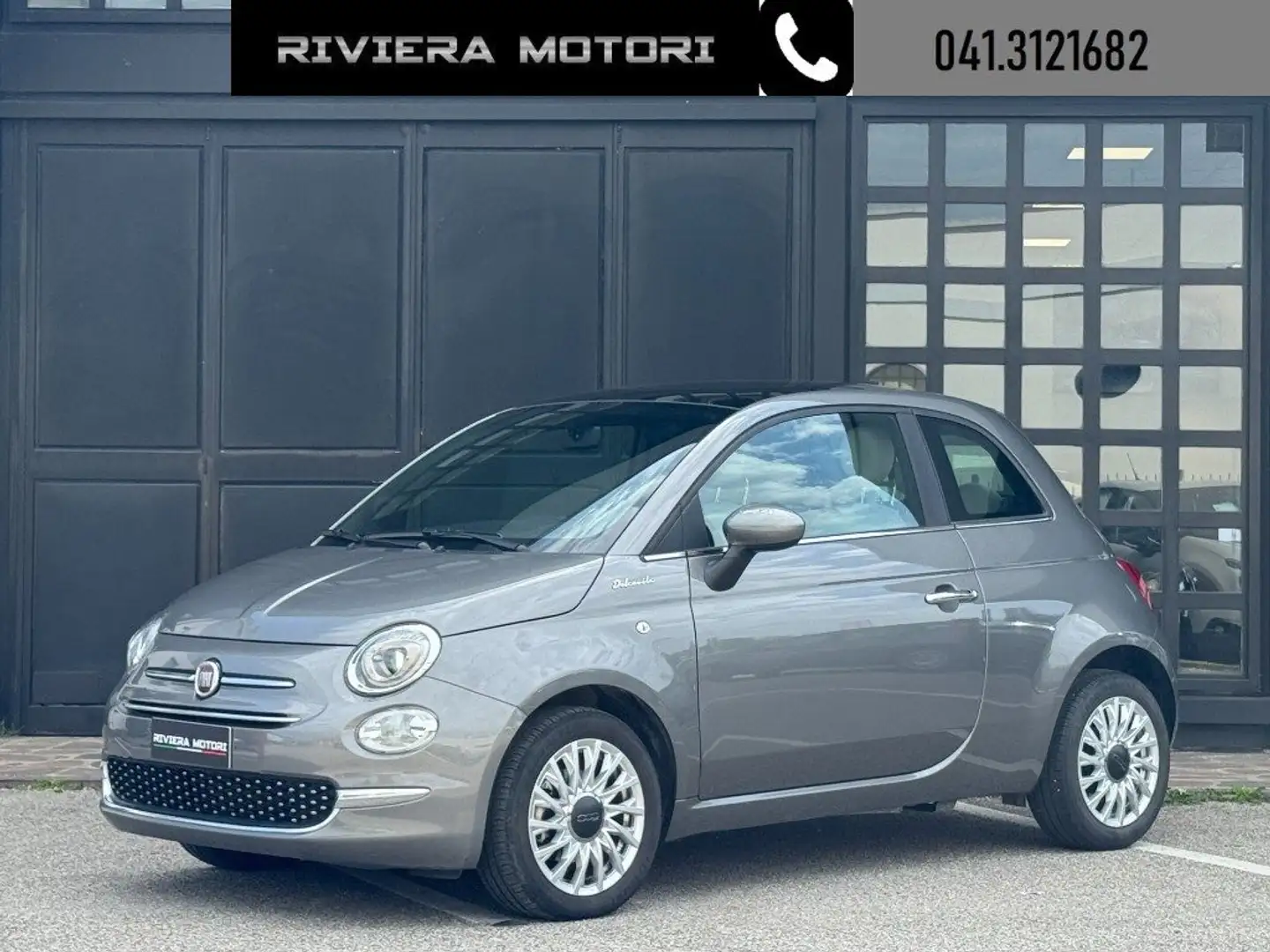 Fiat 500 1.0 Hybrid Dolcevita Gris - 1
