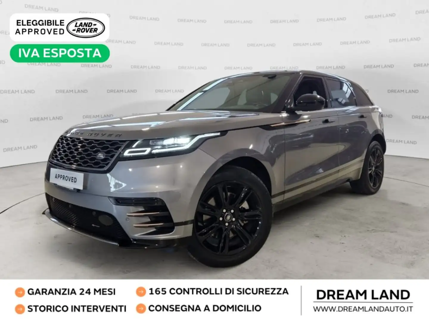 Land Rover Range Rover Velar 2.0D I4 204 CV R-Dynamic S GARANZIA 24 MESI Gris - 1