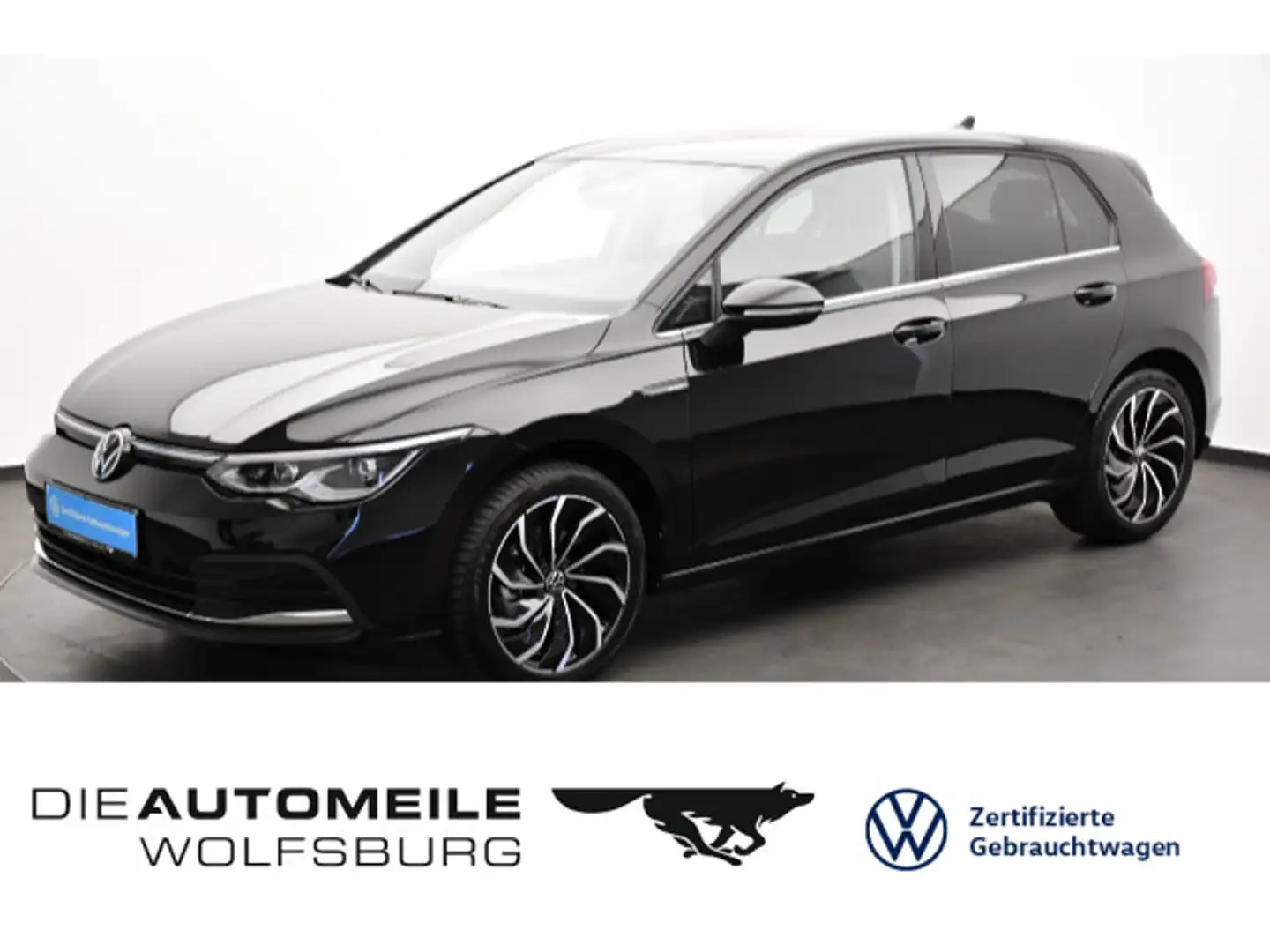 Volkswagen Golf 8 VIII 1.5 eTSI Style Rückkam/AHK/ Navi Noir - 1