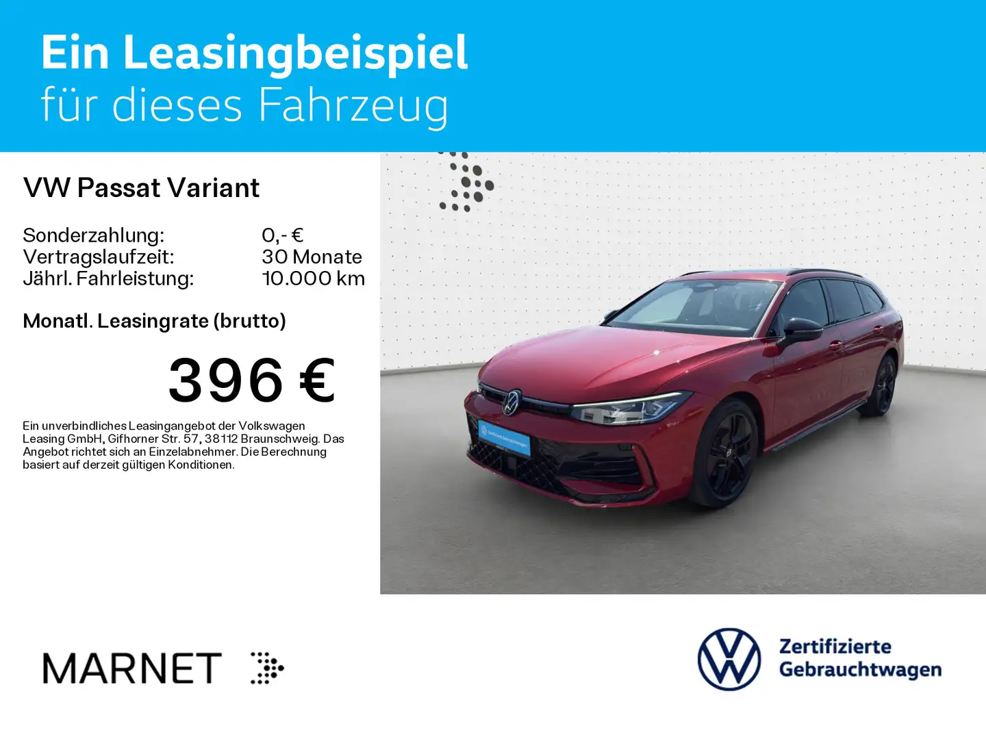 Volkswagen Passat Variant 2.0 TDI DSG  R-Line Black Style* Rot - 2