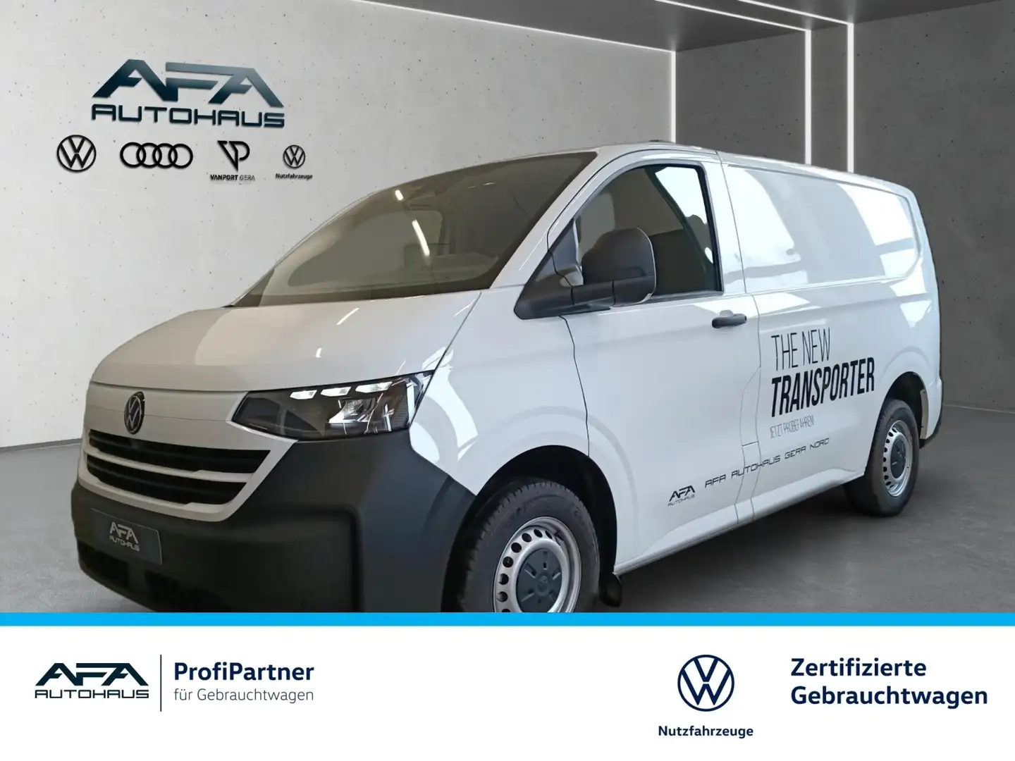 Volkswagen T7 Transporter Kasten 2.0 TDI LED*AHK*RFK*Klima Blanc - 1