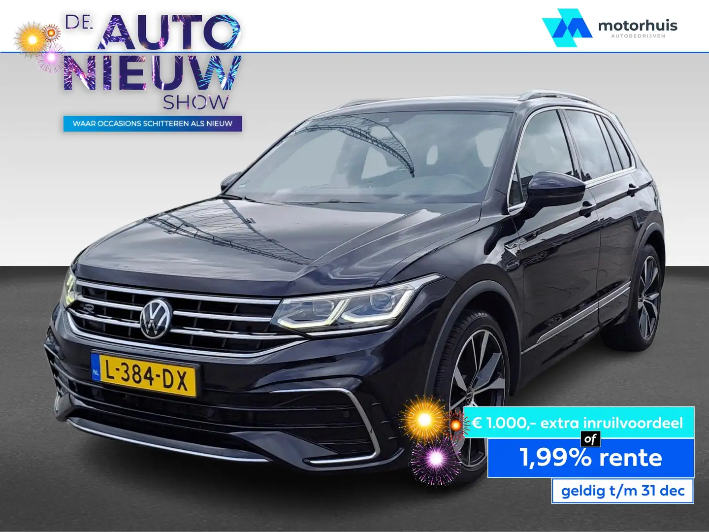 Volkswagen Tiguan 1.5 TSI 150pk DSG Automaat R-Line Business+ Zwart - 1