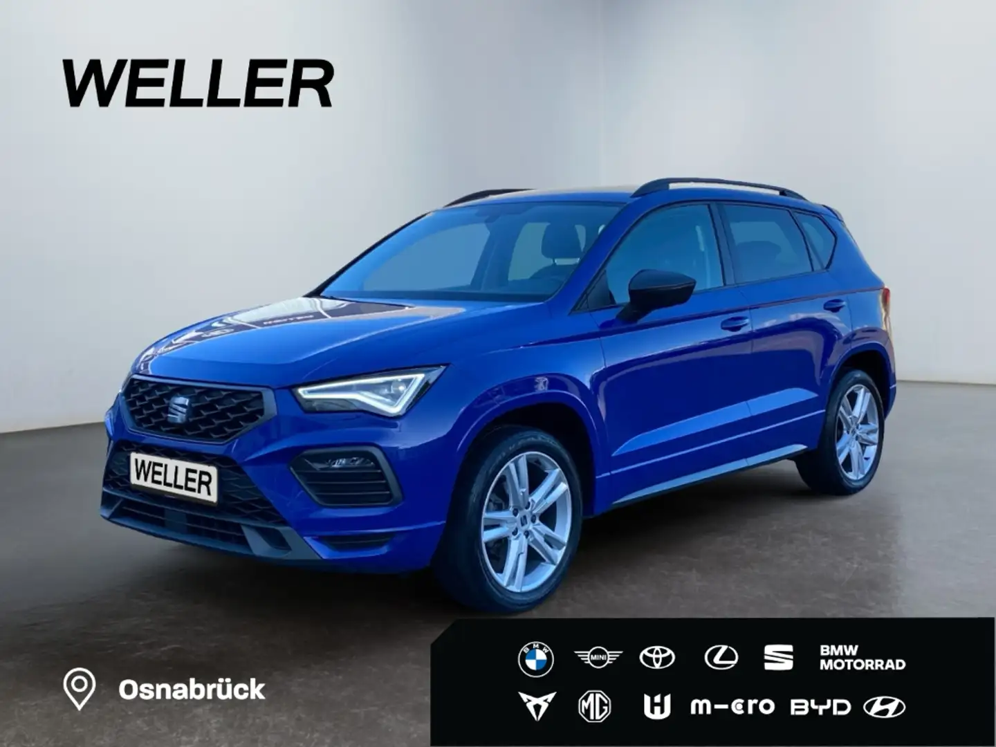 SEAT Ateca 1.5 TSI ACT DSG FR *AHK*Beats*el Heck*SHZ* Blau - 1