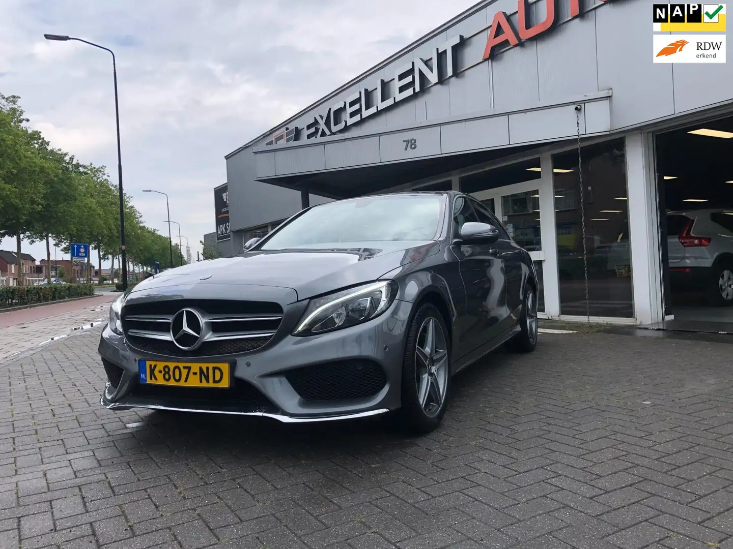 Mercedes-Benz C 180 CDI Business Solution AMG-Panorama dak Grijs - 1
