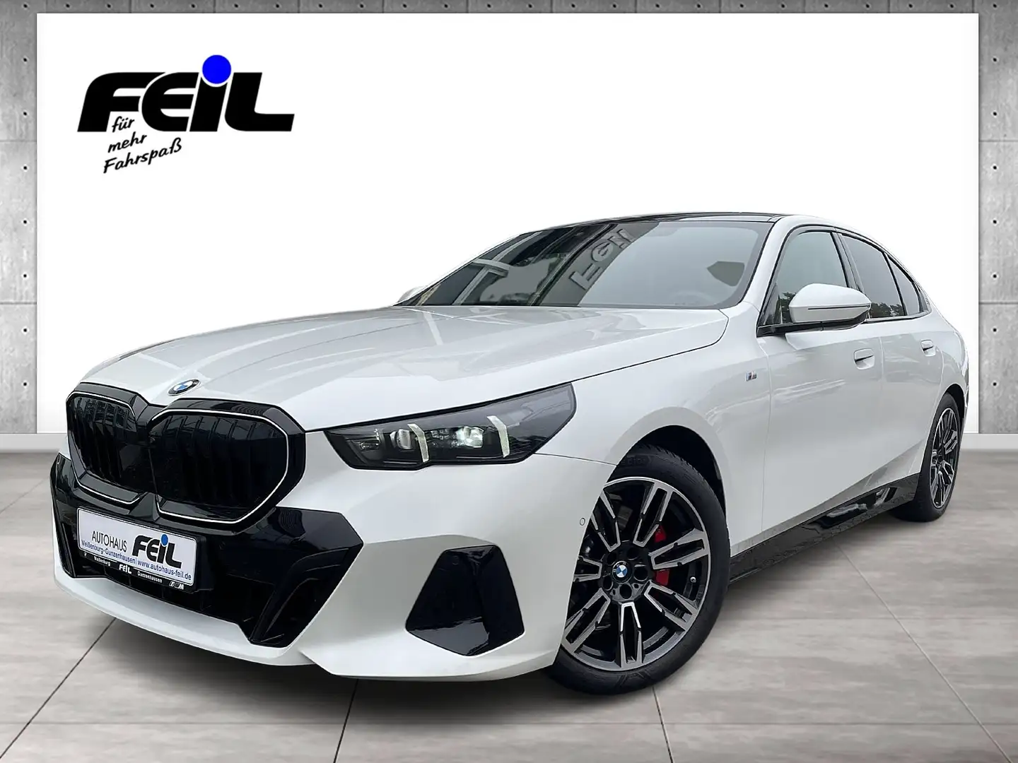 BMW 520 i M Sport Head-Up HK HiFi DAB Weiß - 1