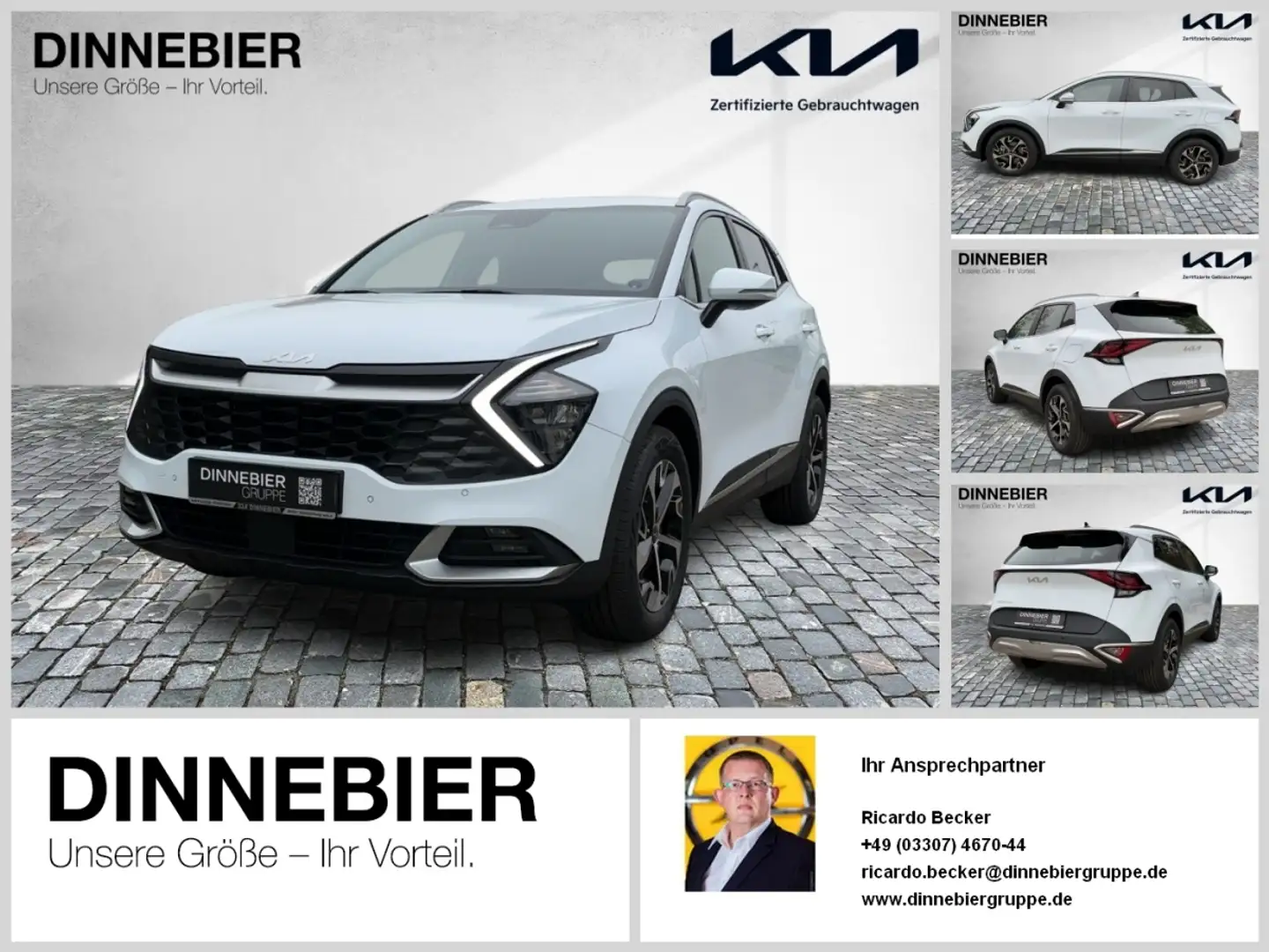 Kia Sportage Ultimate Edition 1.6T LED+Kamera+SHZ Weiß - 1