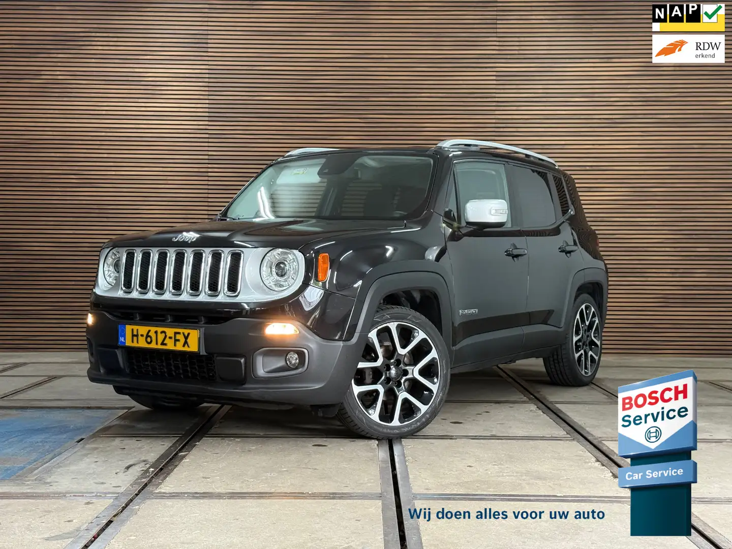 Jeep Renegade 1.4 MultiAir Limited 140PK | Winter-pakket | Navig Noir - 1