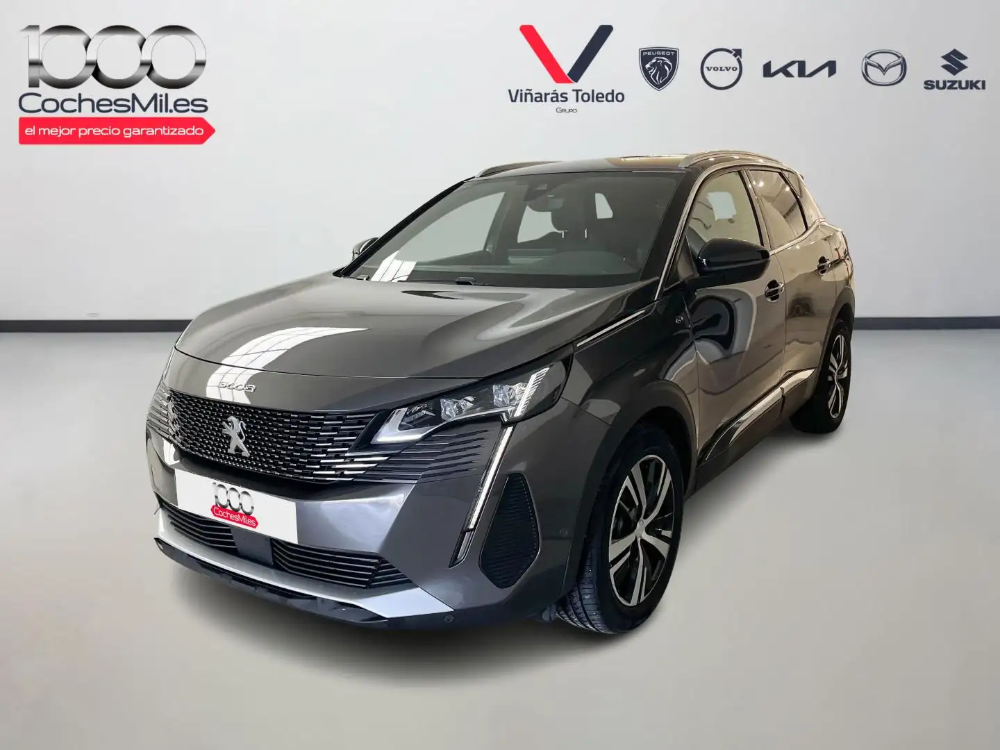 Peugeot 3008 Hybrid 1.2 100KW GT eDCS6 Gris - 1