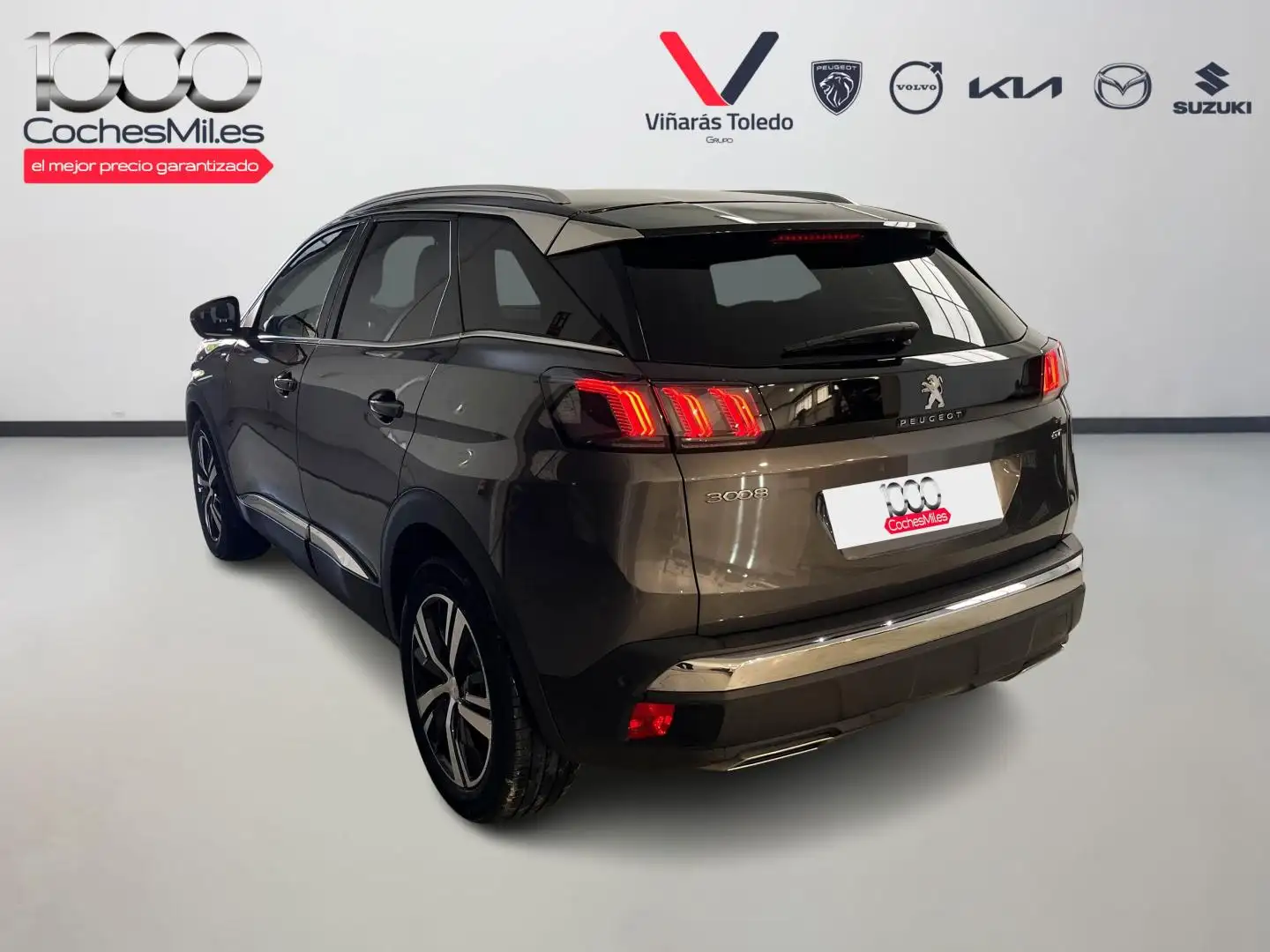 Peugeot 3008 Hybrid 1.2 100KW GT eDCS6 Gris - 2