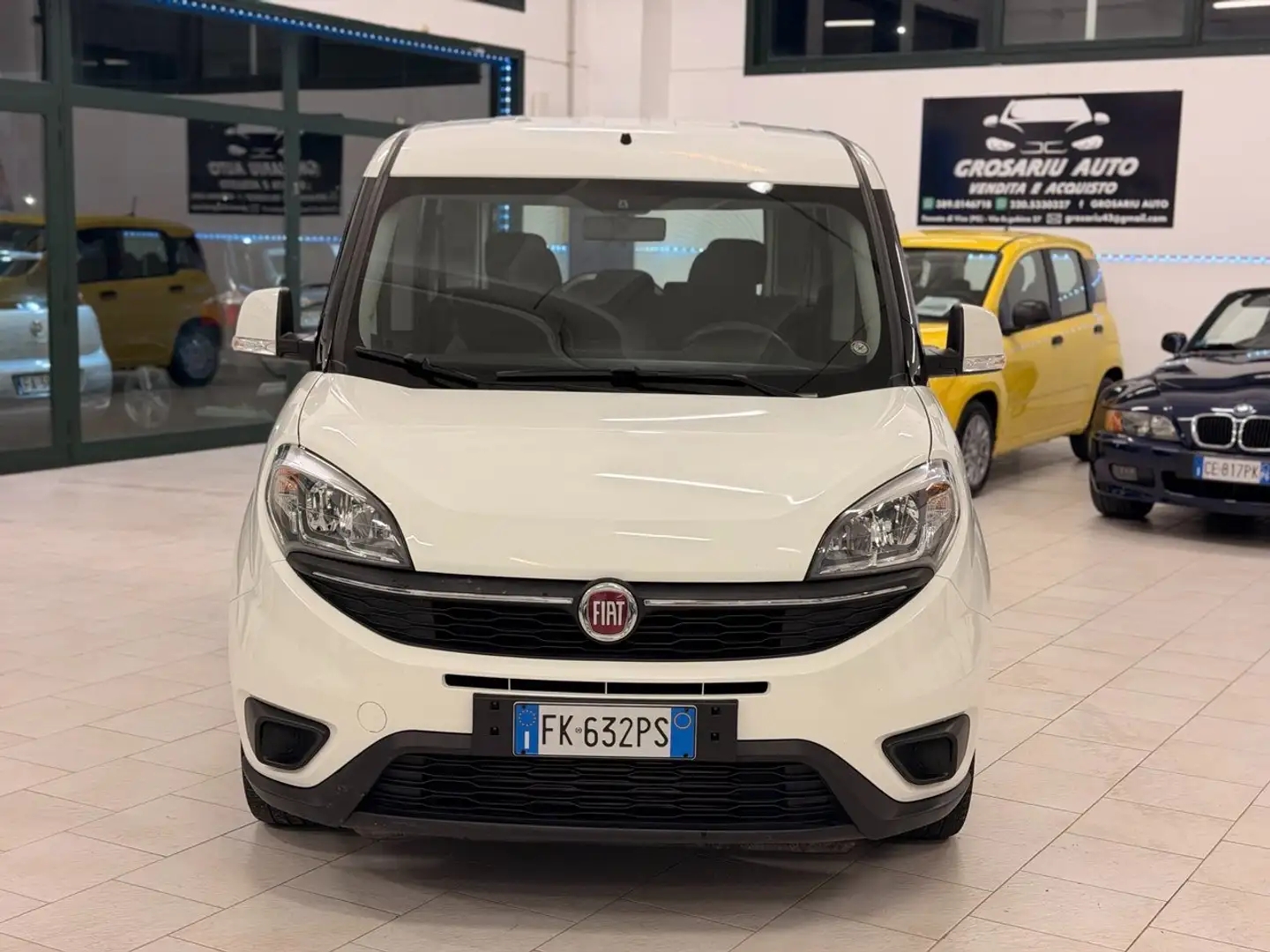 Fiat Doblo Doblo II 2015 1.6 mjt 16v Lounge 95cv Bianco - 1