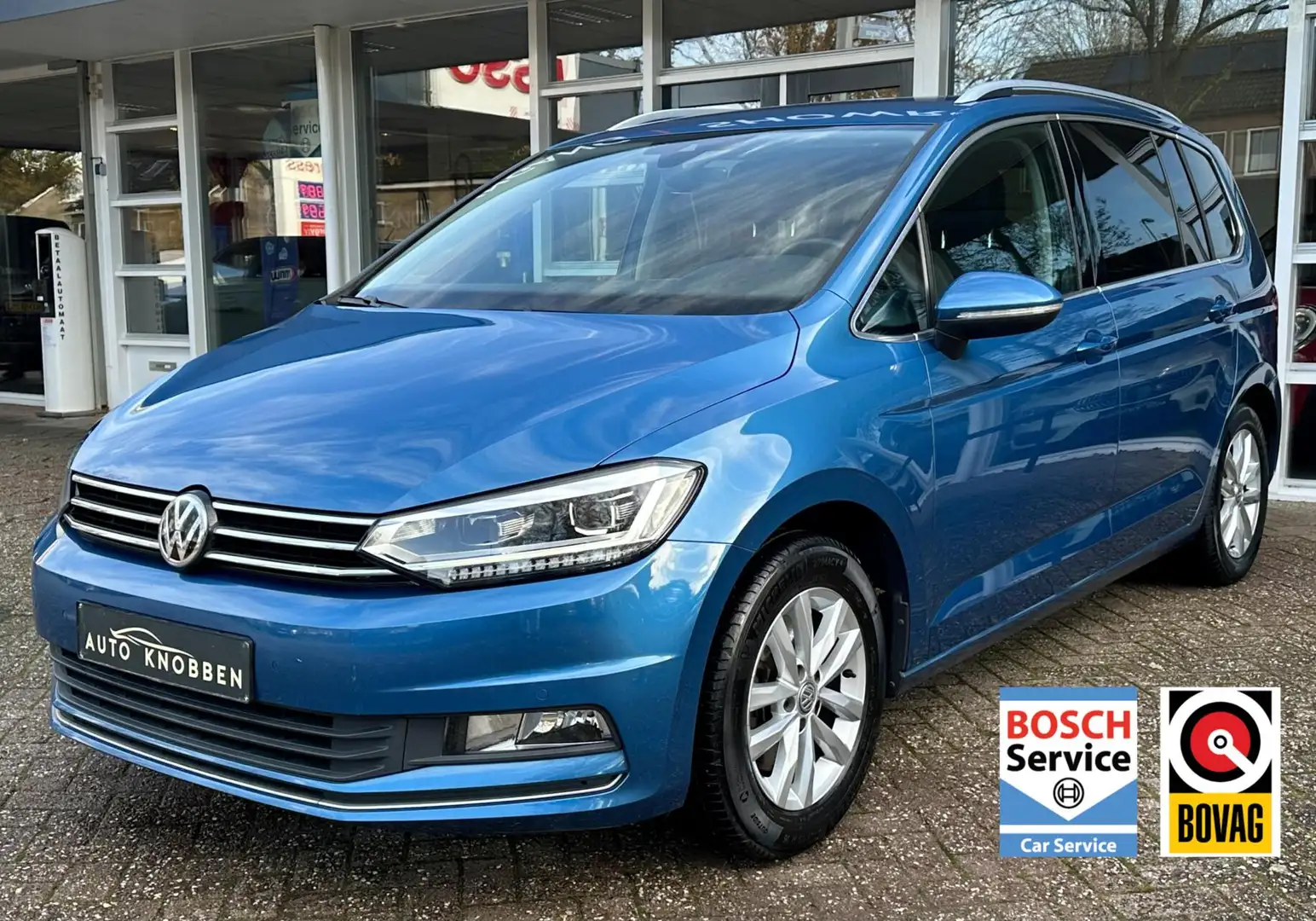 Volkswagen Touran 1.4 TSI Highline 7p Led, Climat, Camera, Navi, Pdc Bleu - 1