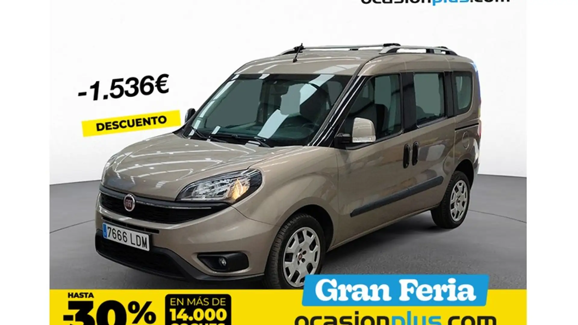 Fiat Dobló Panorama 1.6Mjt Easy 66kW E5+ Blanco - 1