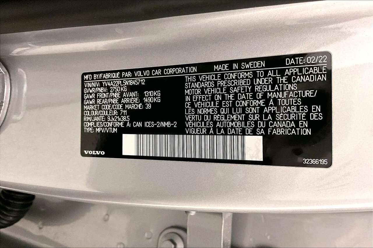 2022 Volvo XC90 INSCRIPTION POLESTAR - BOWERS & WILKINS - ADVANCED thumb 35