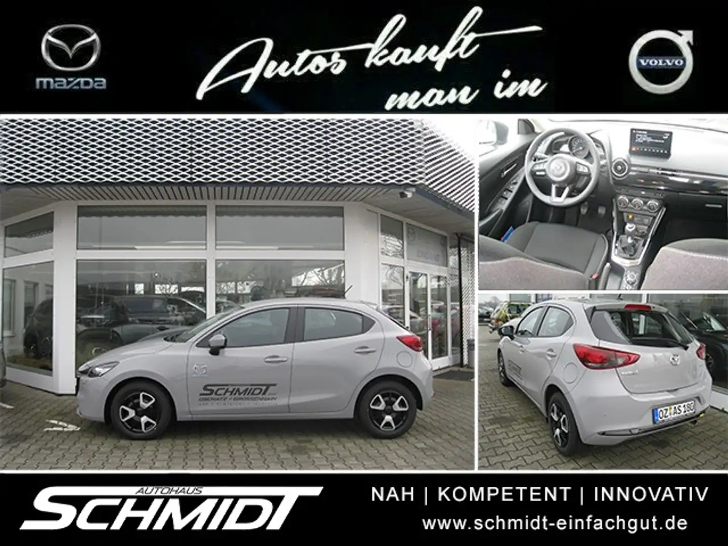 Mazda 2 1.5L SKYACTIV-G 75ps Gris - 1