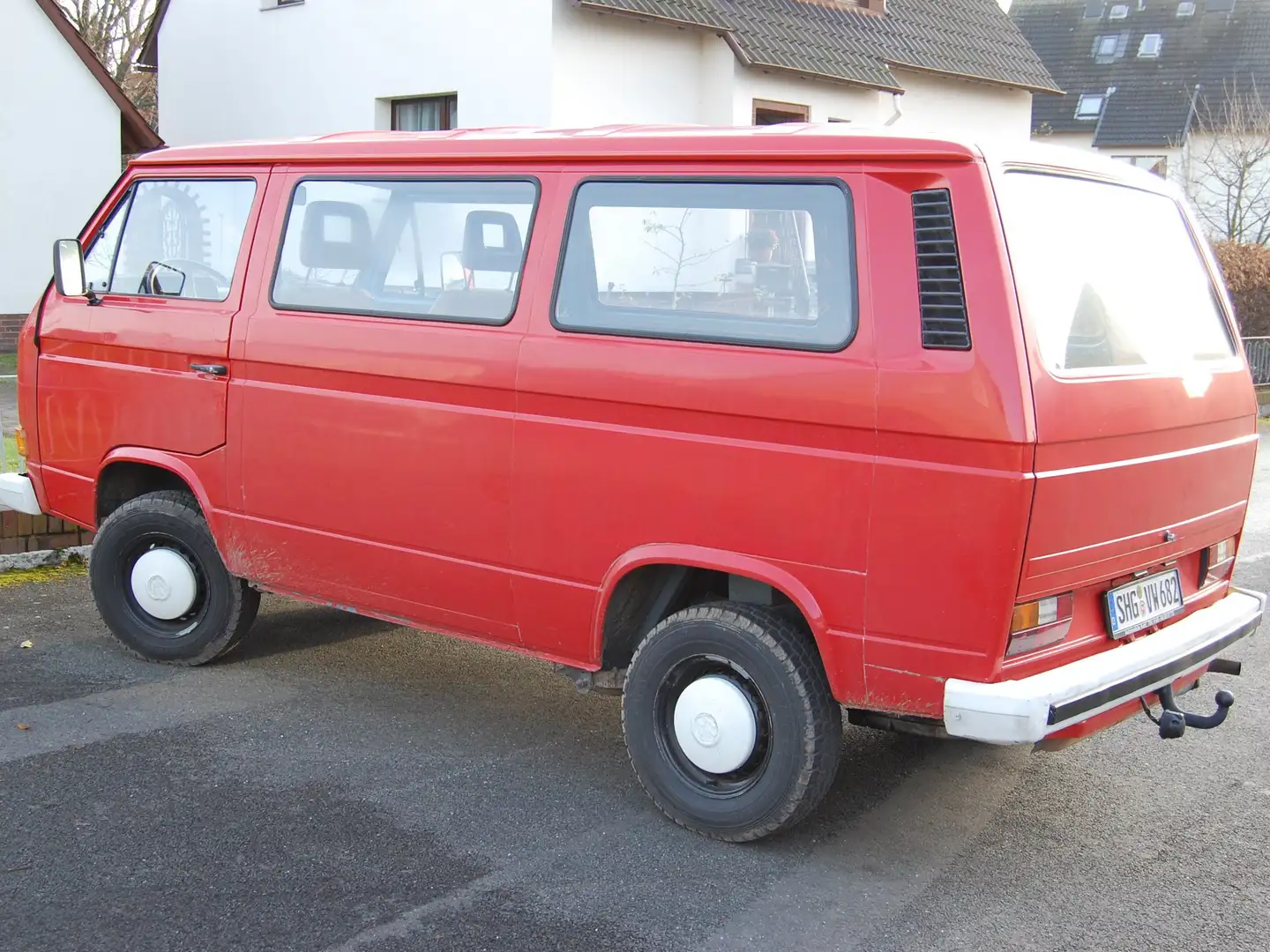 Volkswagen T3 Kombi VW Kastenwagen (Fensterbus) Rot - 2