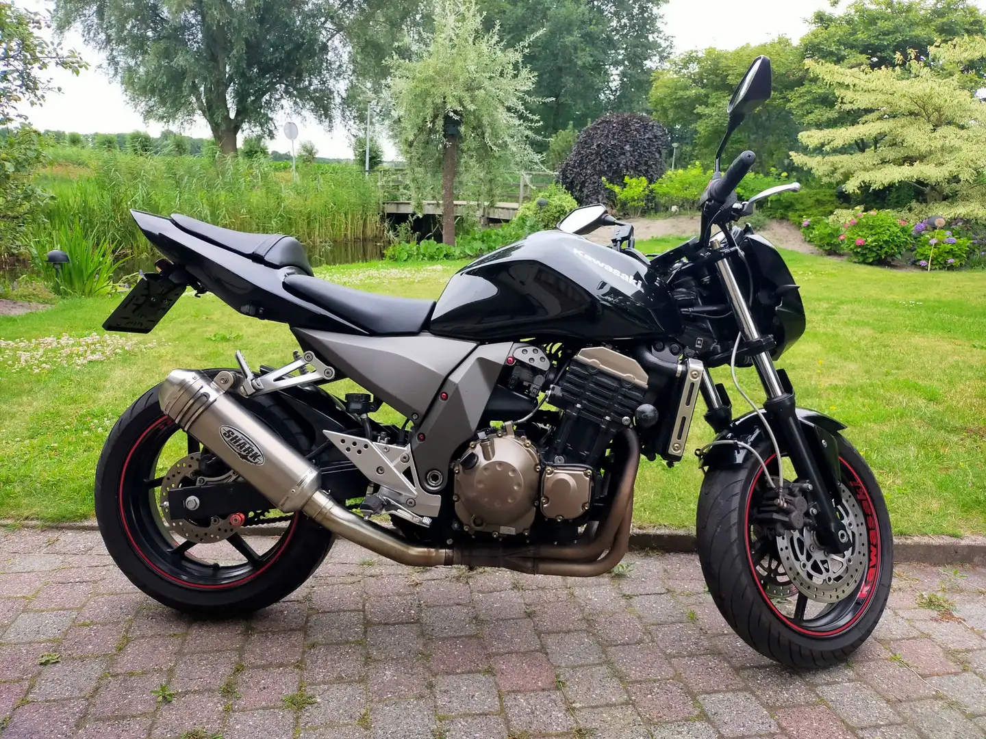 Kawasaki Z 750 tour naked bike Zwart - 2