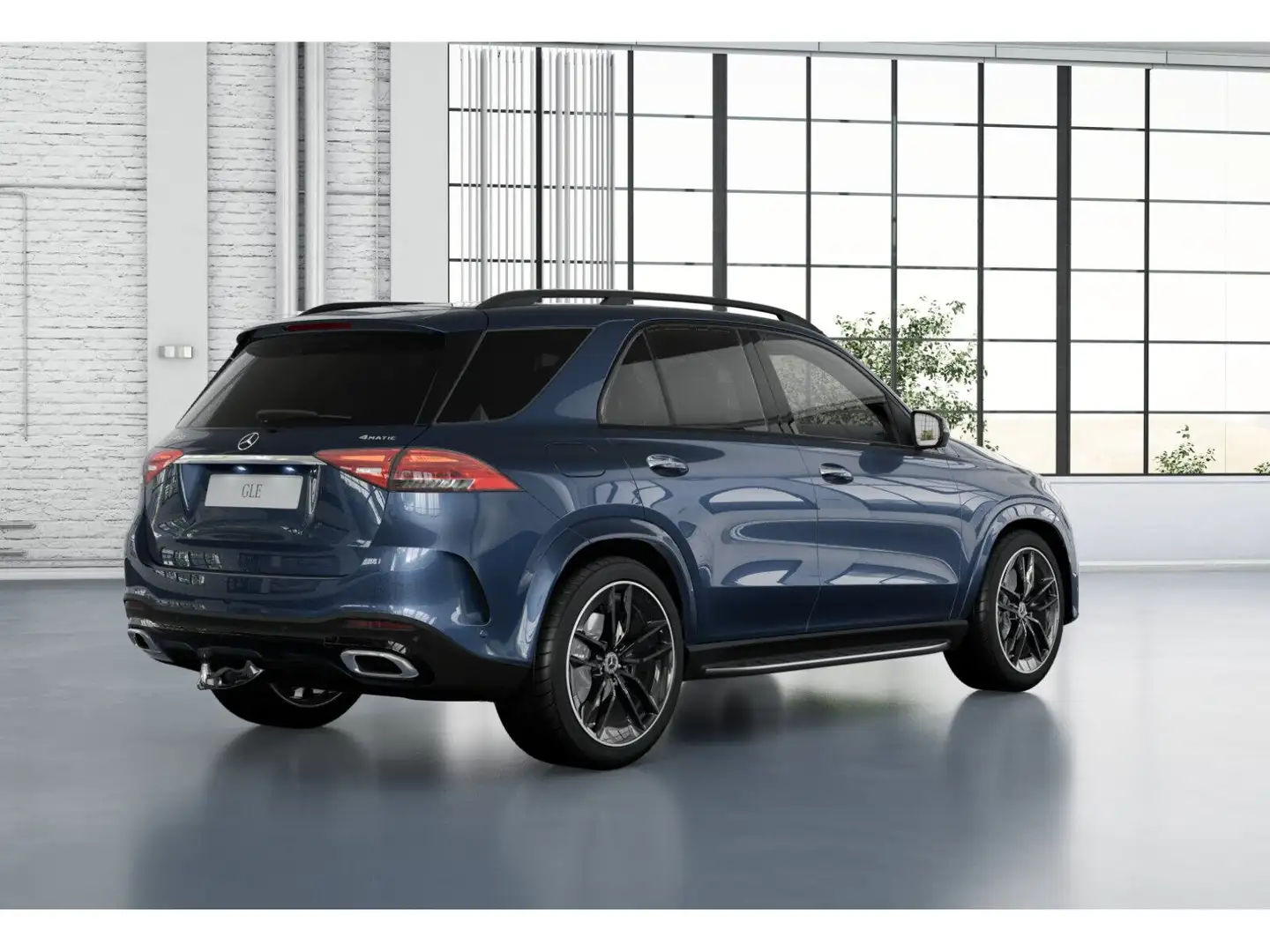 Mercedes-Benz GLE 450 4M #AMG #NAPPA #AHK #HUD #PANO #AIRMATIC Albastru - 2